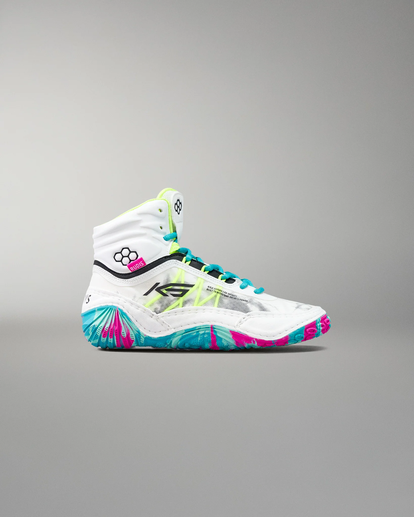 KS Infinity Edge Youth Wrestling Shoes - Controlled Chaos - Image 2