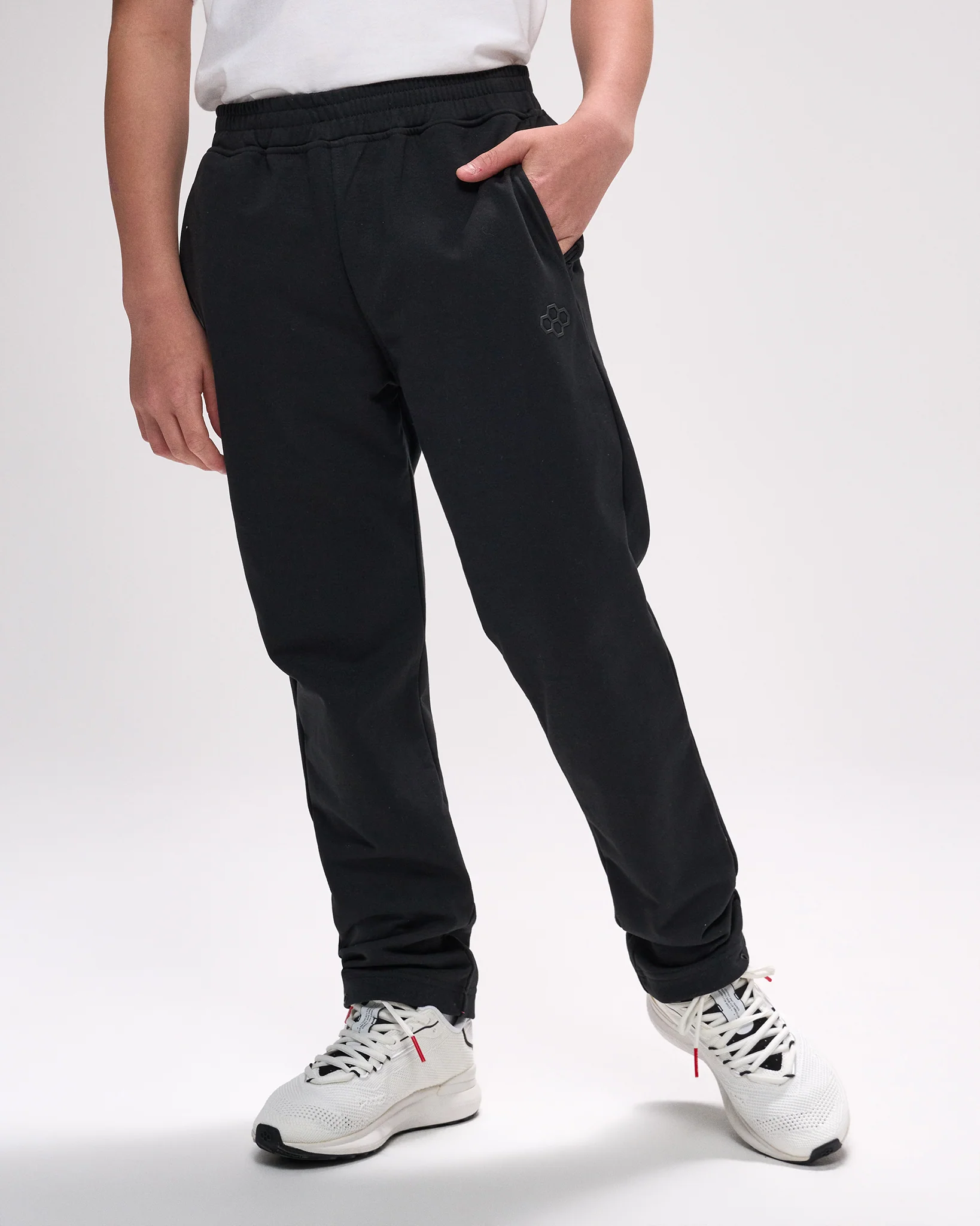 Luxe Terry Youth Sweatpants - Black