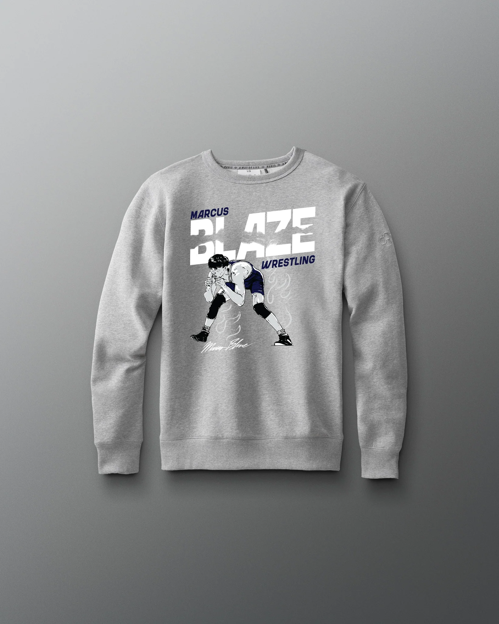 Marcus Blaze Youth Comfort Fleece Crewneck