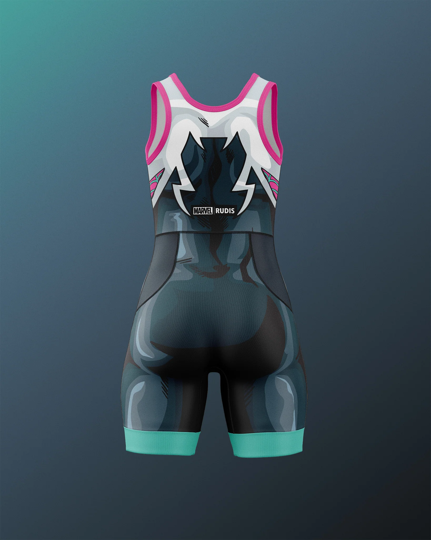 Marvel Ghost Spider Girl's Elite Singlet - Image 3
