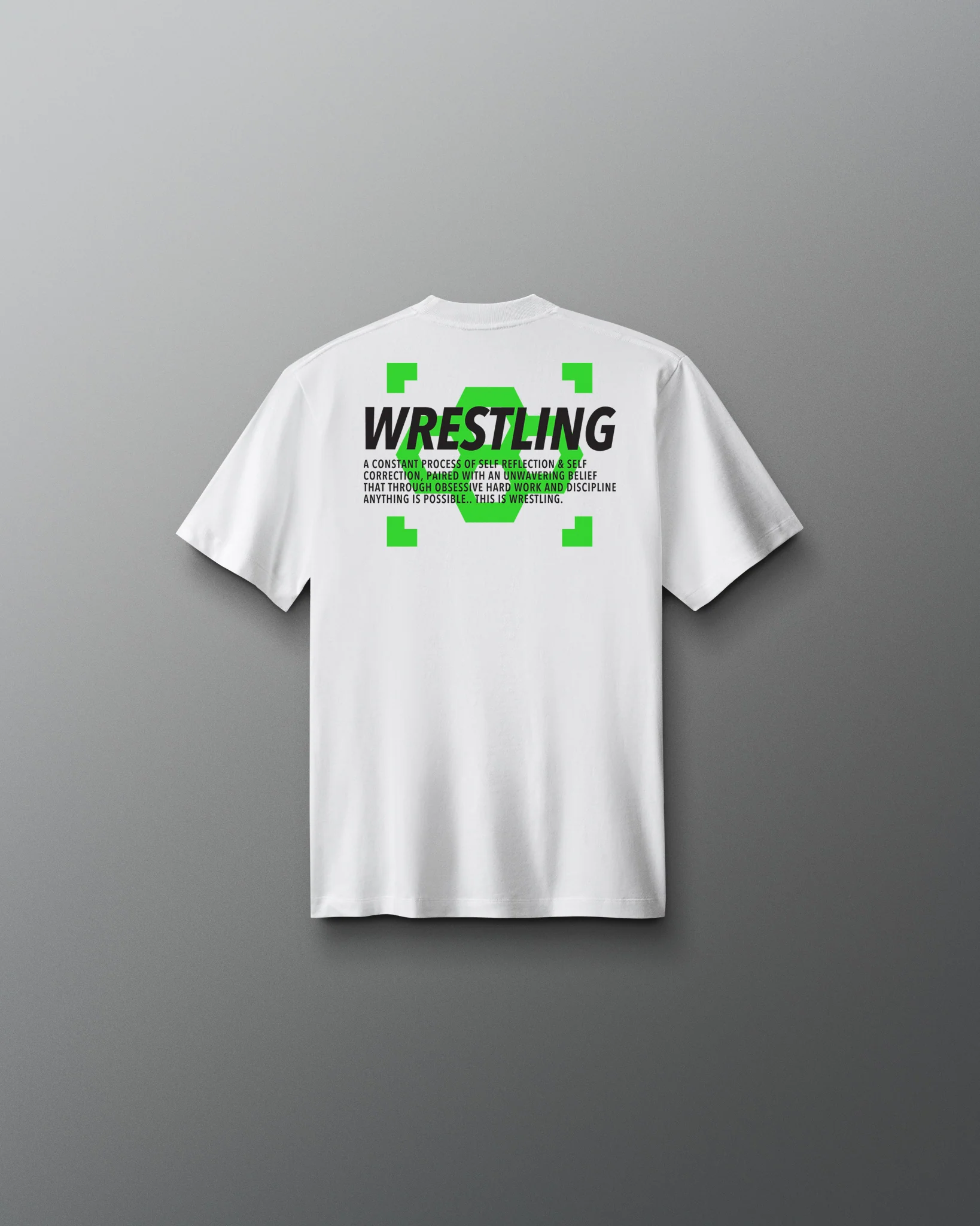 Neon Wrestling Hex Youth Heavyweight T-Shirt