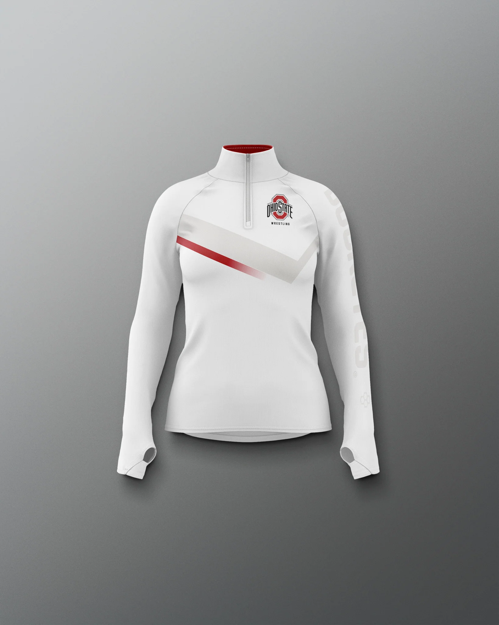 Ohio State Sublimated Girl's Quarter Zip - Image 11
