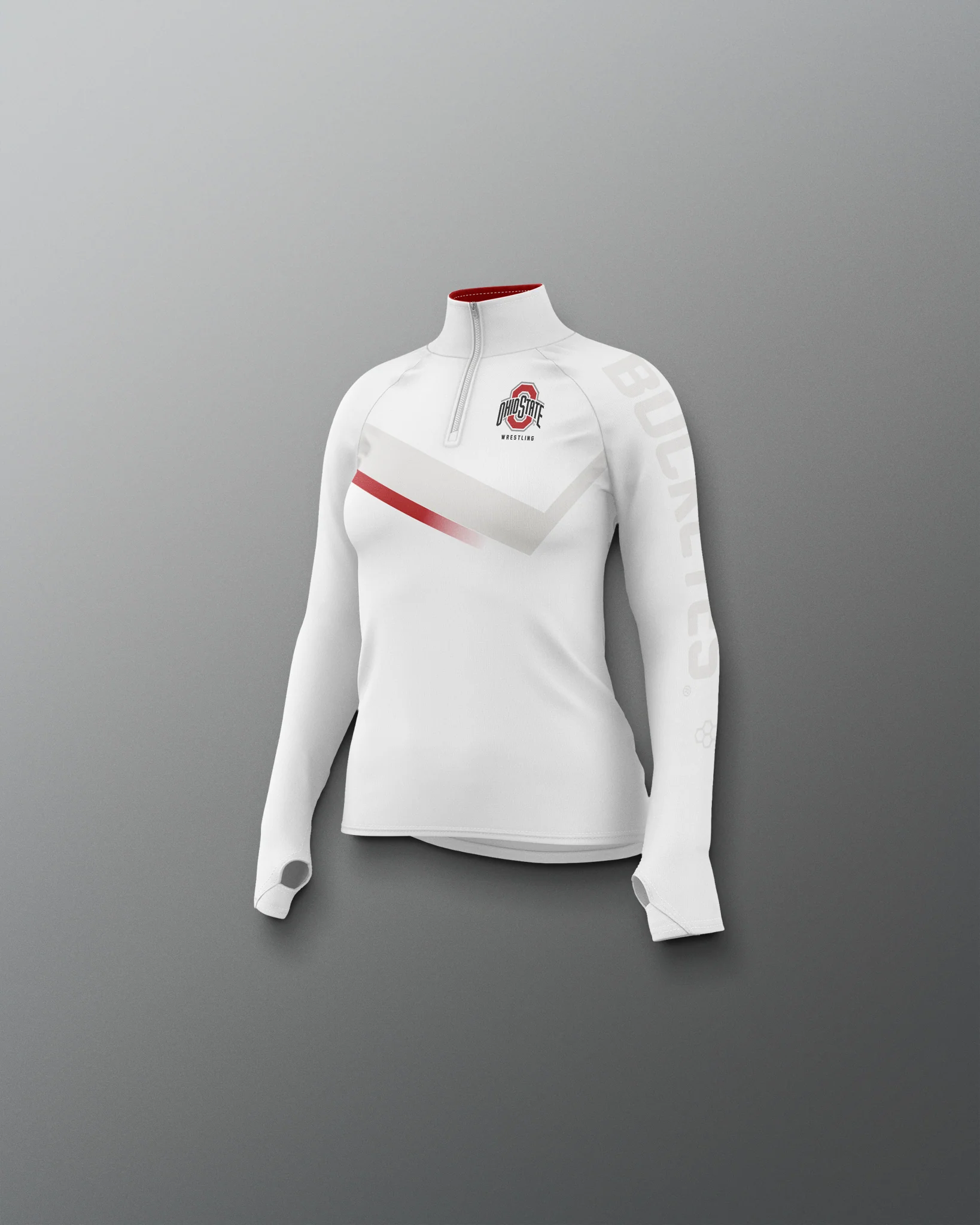 Ohio State Sublimated Girl's Quarter Zip - Image 15