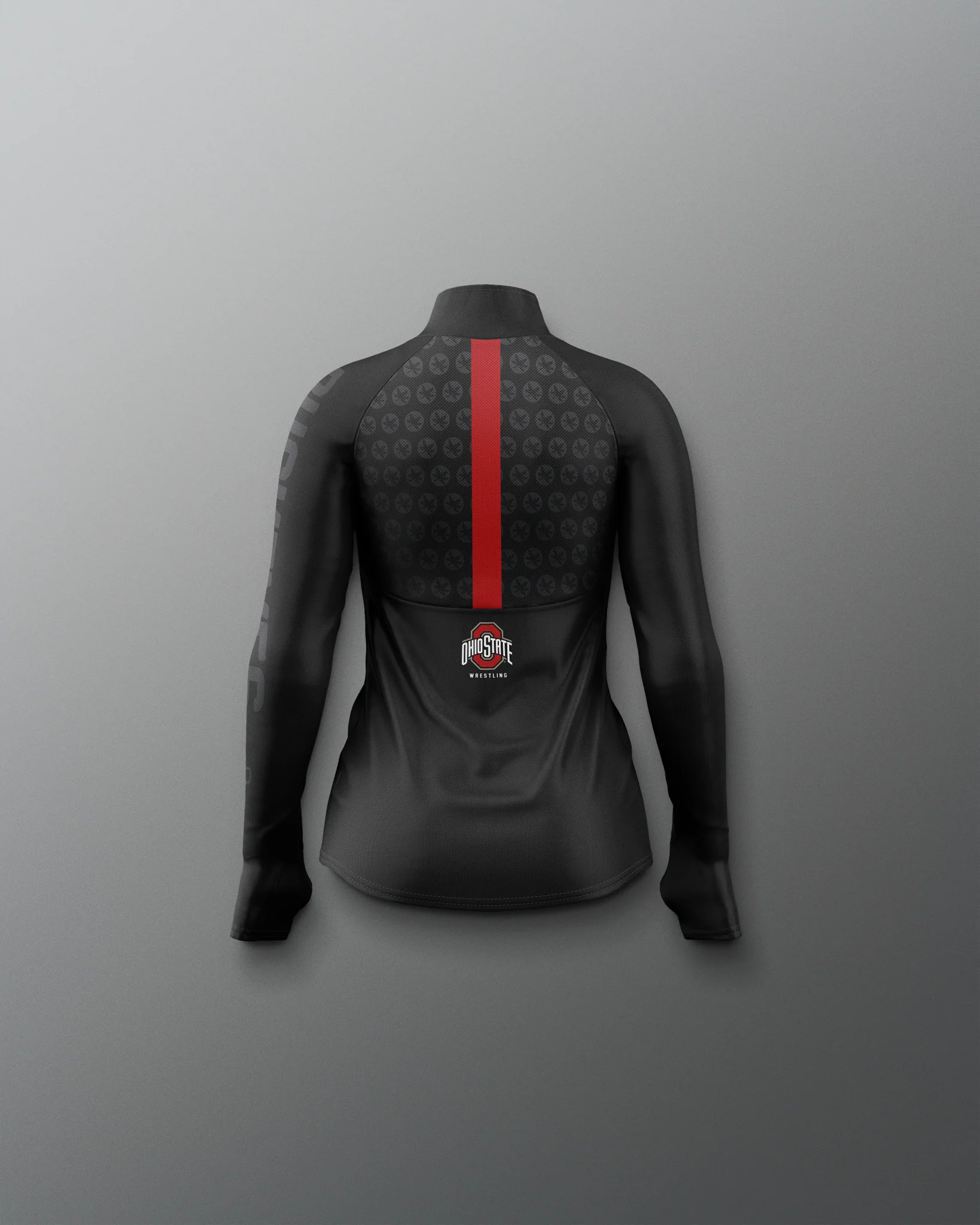 Ohio State Sublimated Girl's Quarter Zip - Image 2