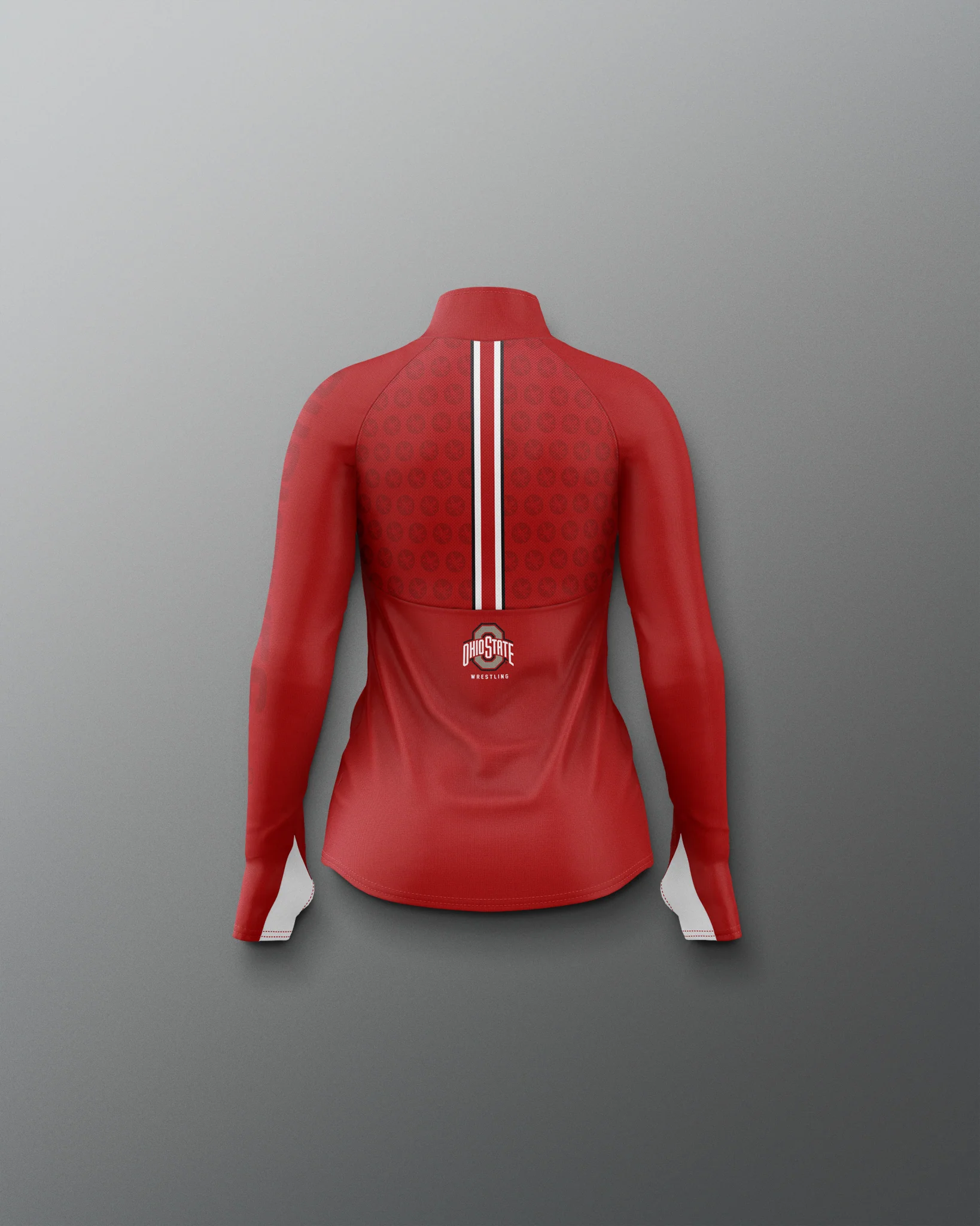 Ohio State Sublimated Girl's Quarter Zip - Image 7