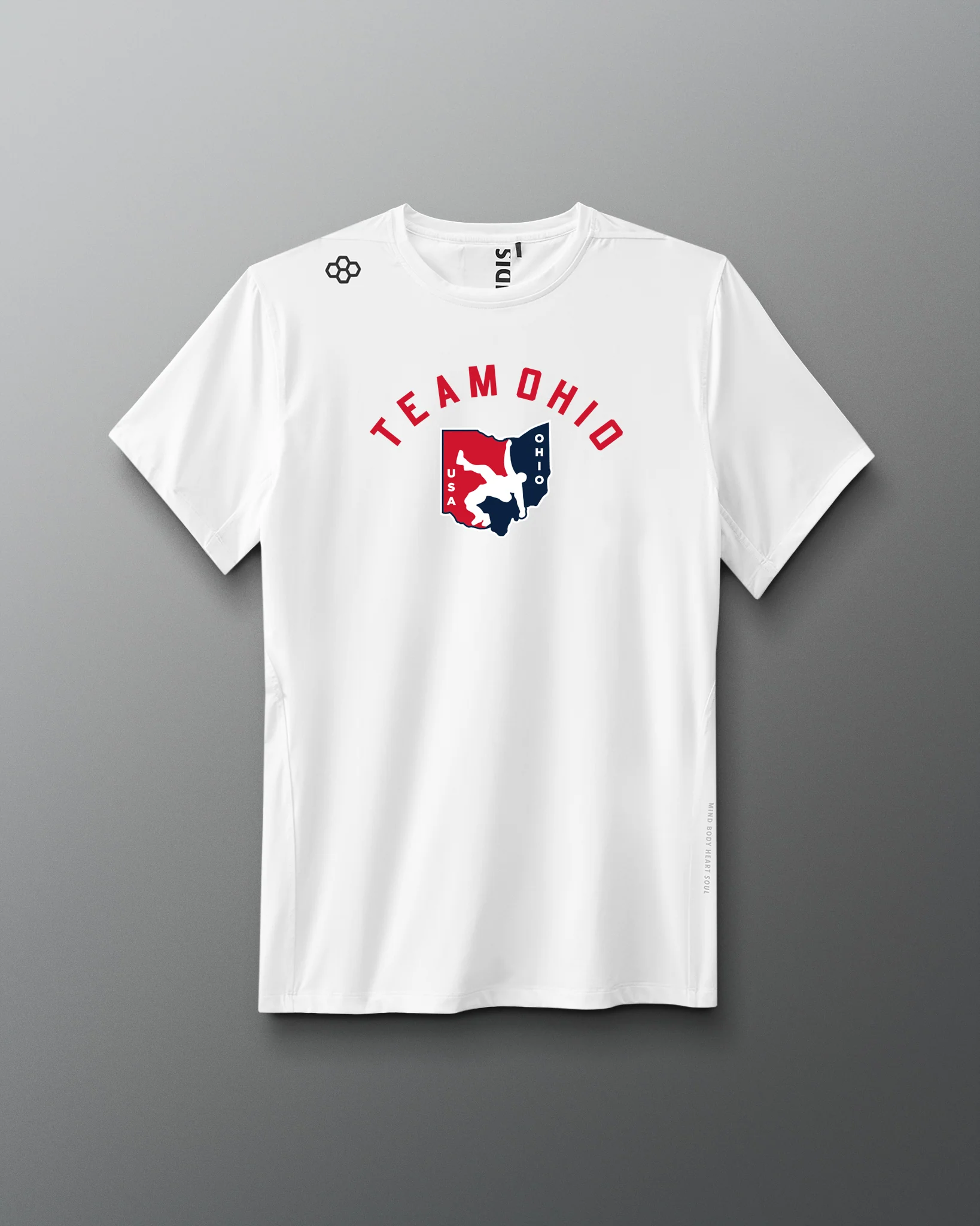 Ohio USA Arch Logo Performance Heather T-Shirt - Image 2