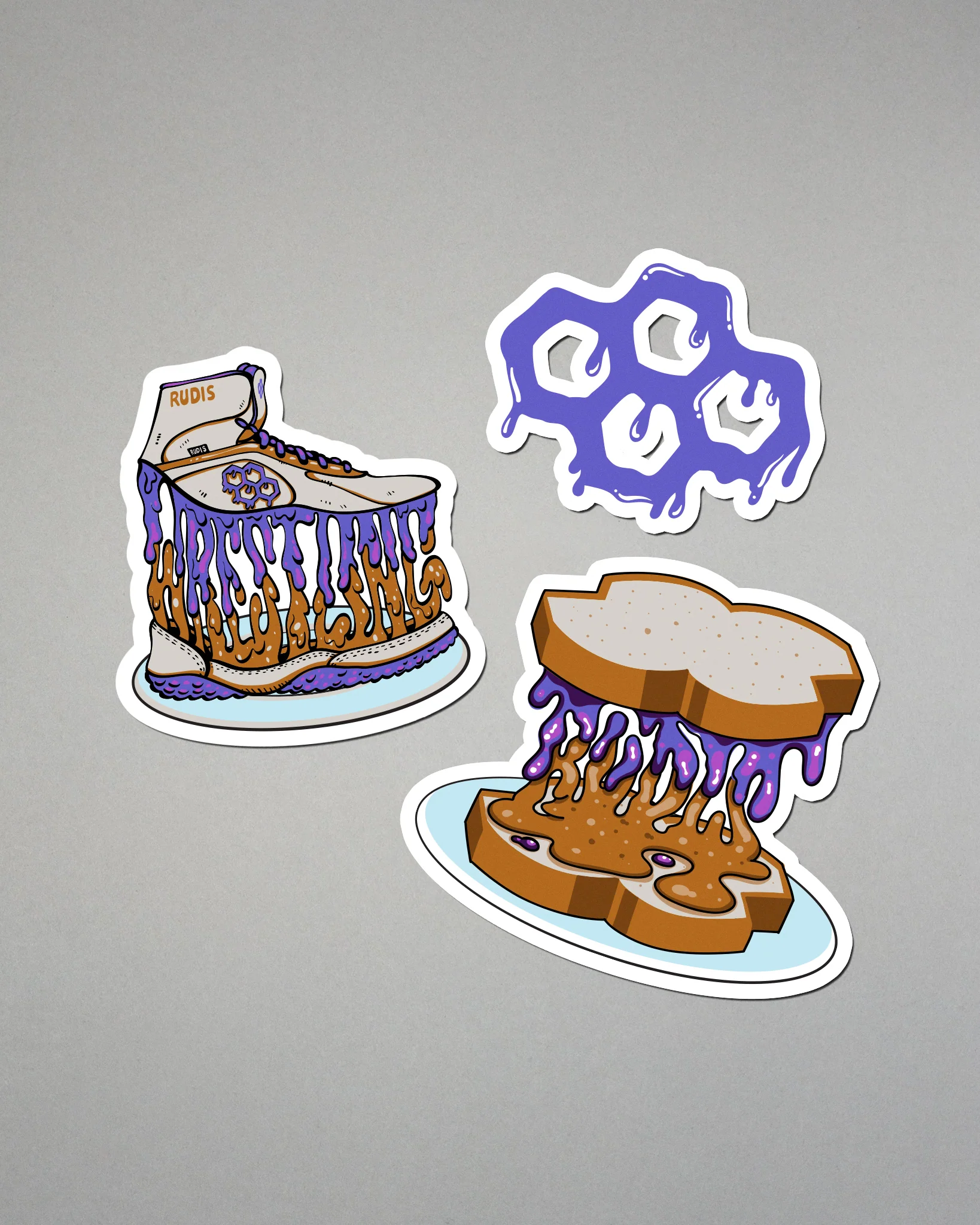 Peanut Butter & Jelly Sticker Pack