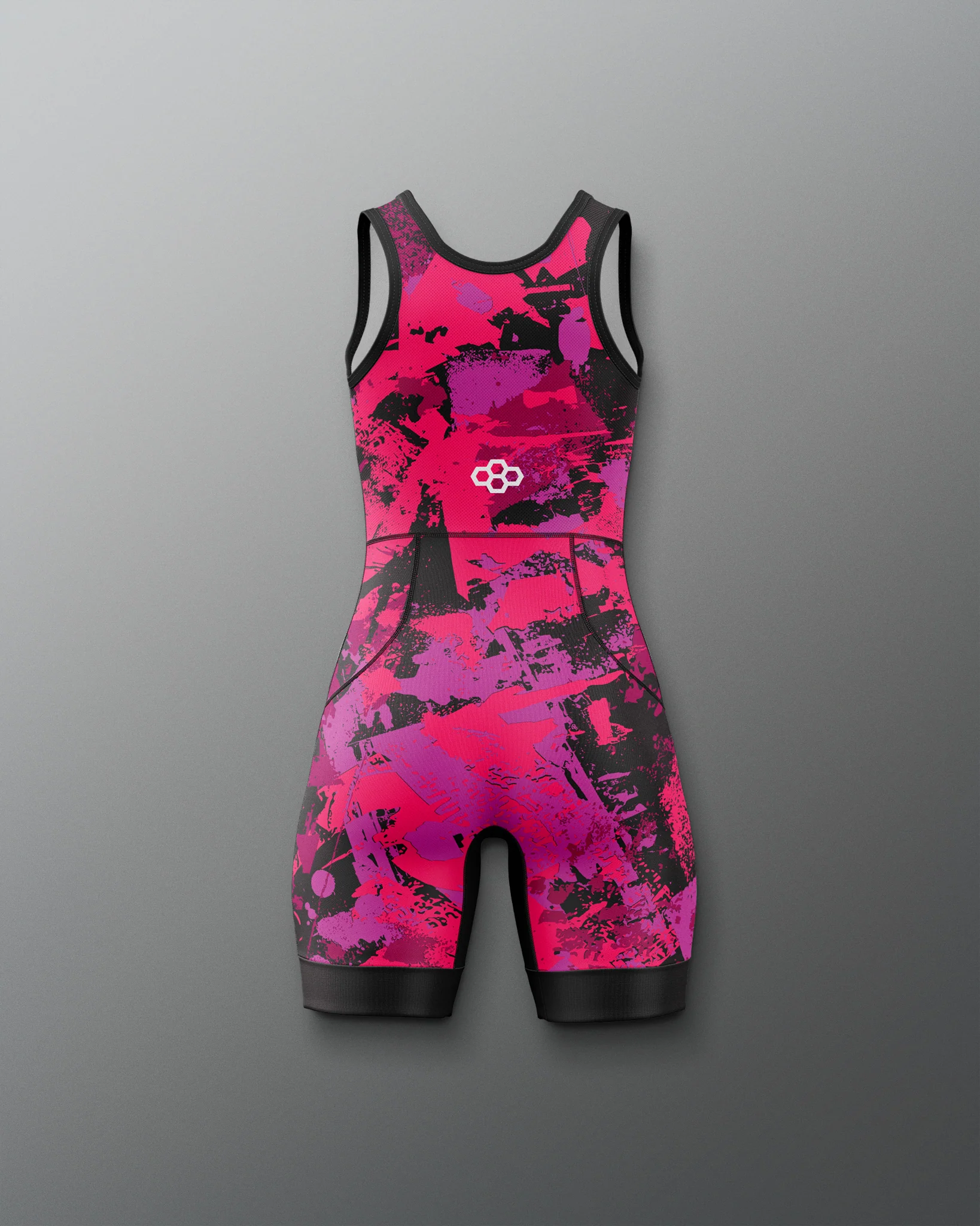 Pink Power Girl's Elite 2.0 Singlet - Image 2