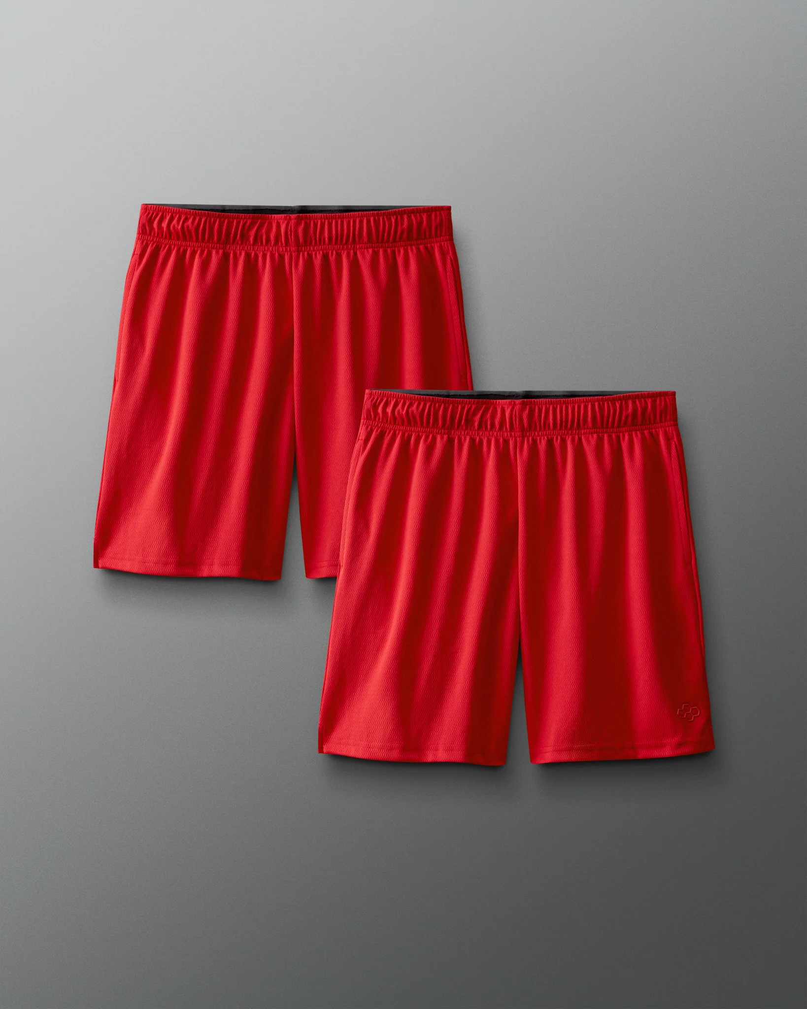 Red 8" 2.0 Mesh Shorts - 2-Pack