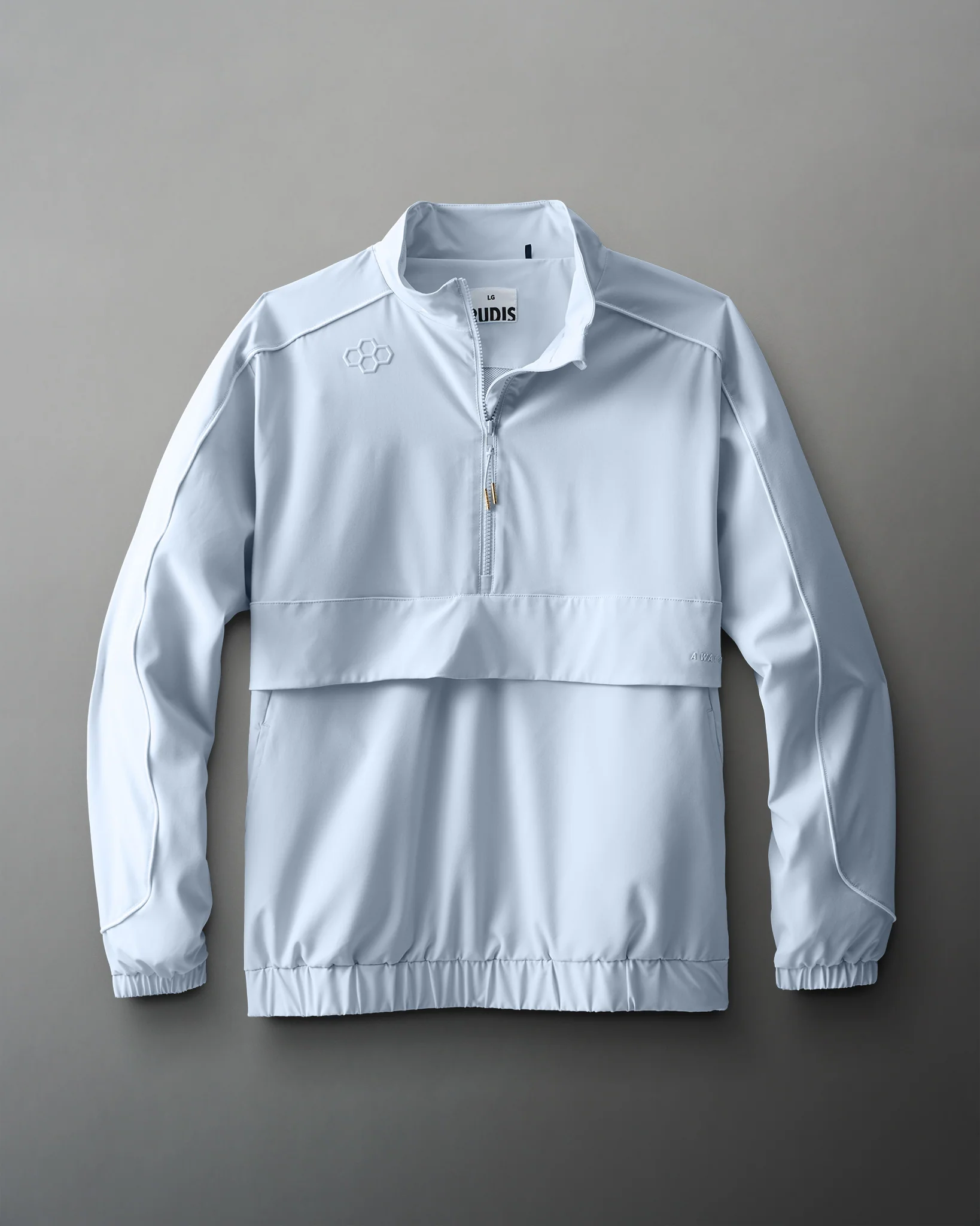 RUDIS 1/4 Zip Windbreaker - Ice - Image 4
