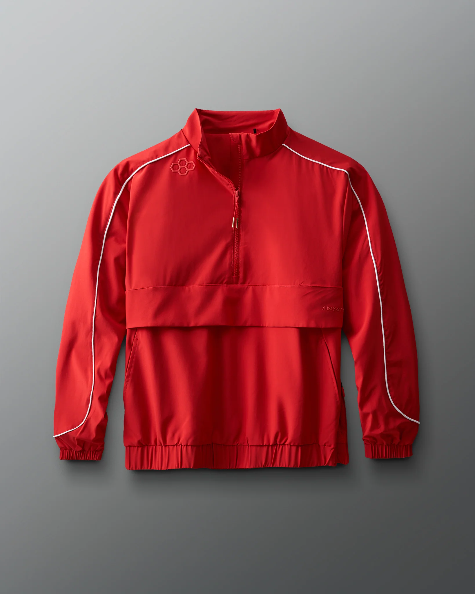 RUDIS 1/4 Zip Windbreaker - Red