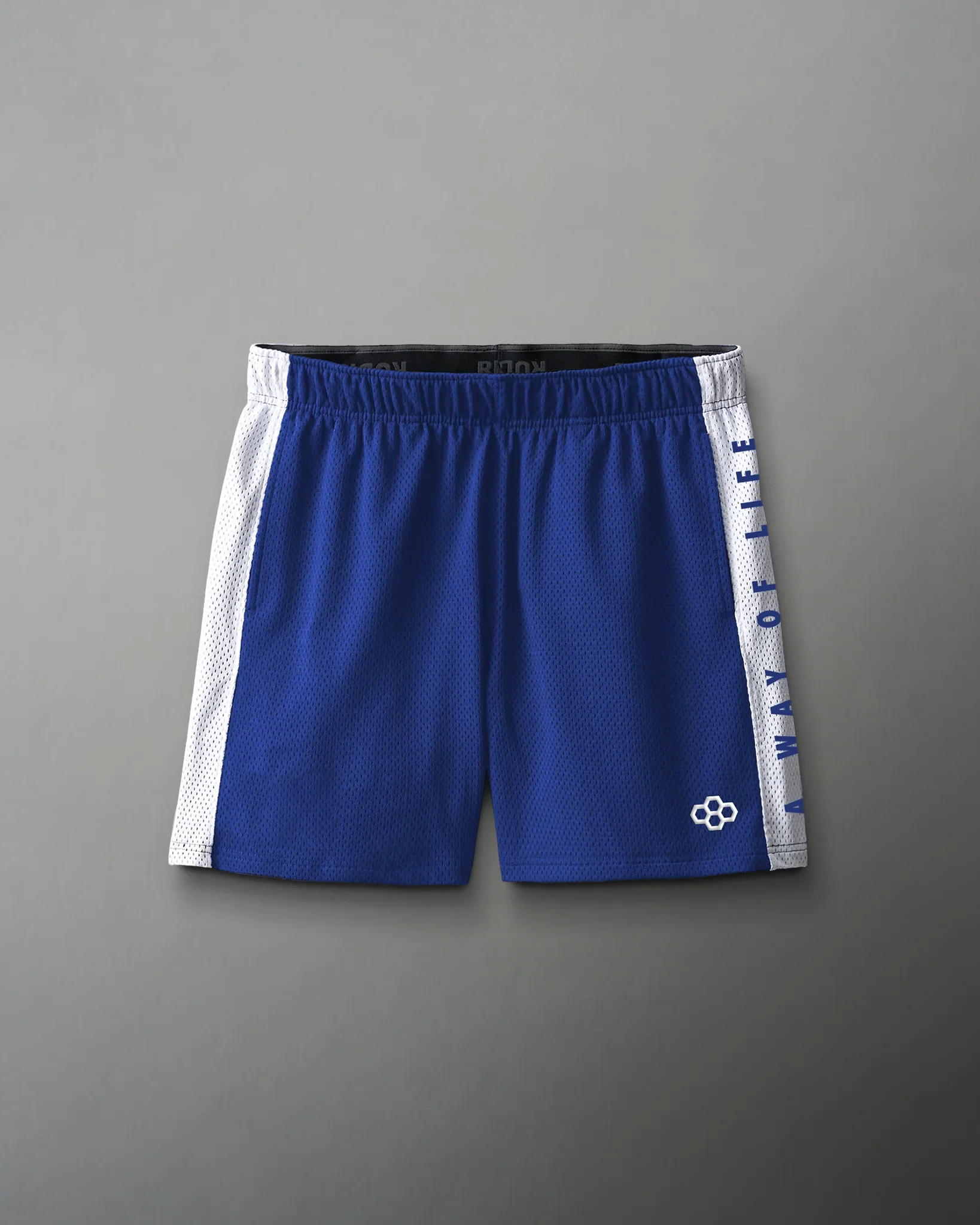 RUDIS 5" Panel Mesh Short - Royal/White