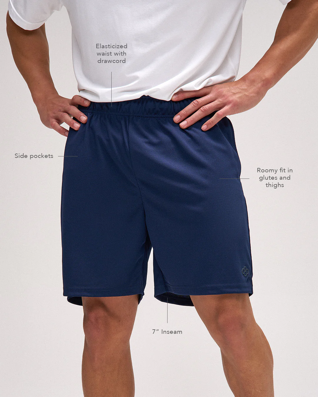 RUDIS 7" Mesh Shorts - Black - Image 18