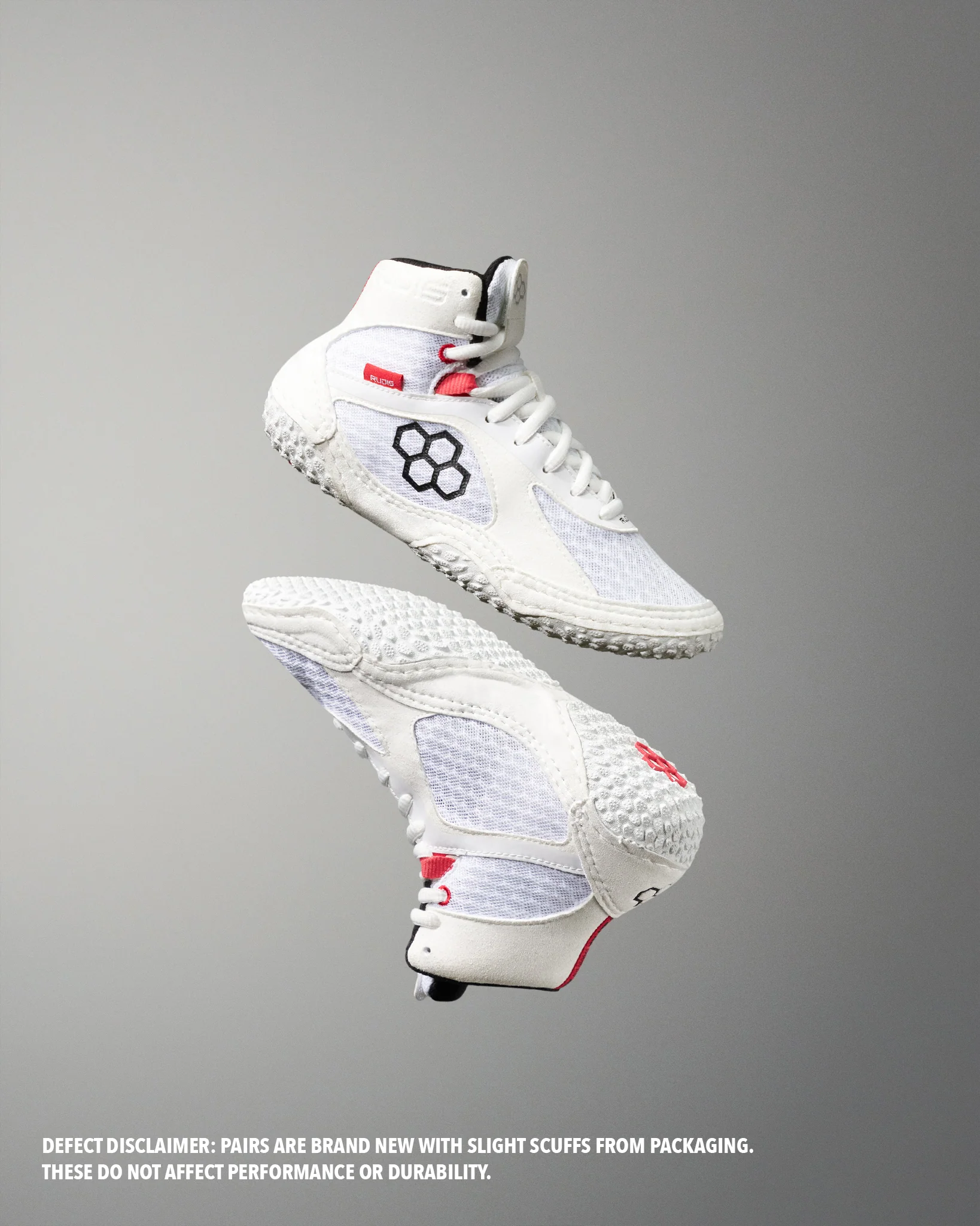 RUDIS Alpha 2.0 Youth Wrestling Shoes - Crimson Ice
