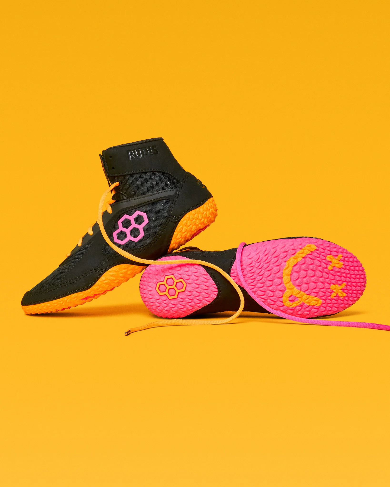 RUDIS Alpha 2.0 Youth Wrestling Shoes - Happy 2.0