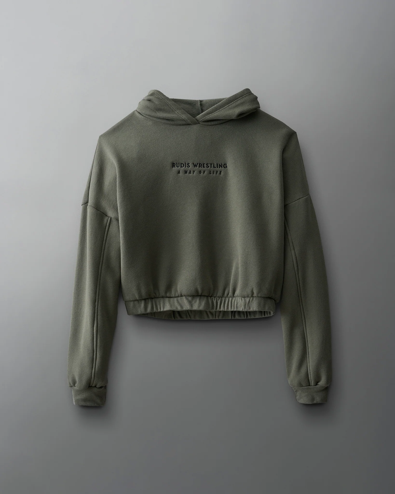 RUDIS Cinched Women's Crop Hoodie - Image 2