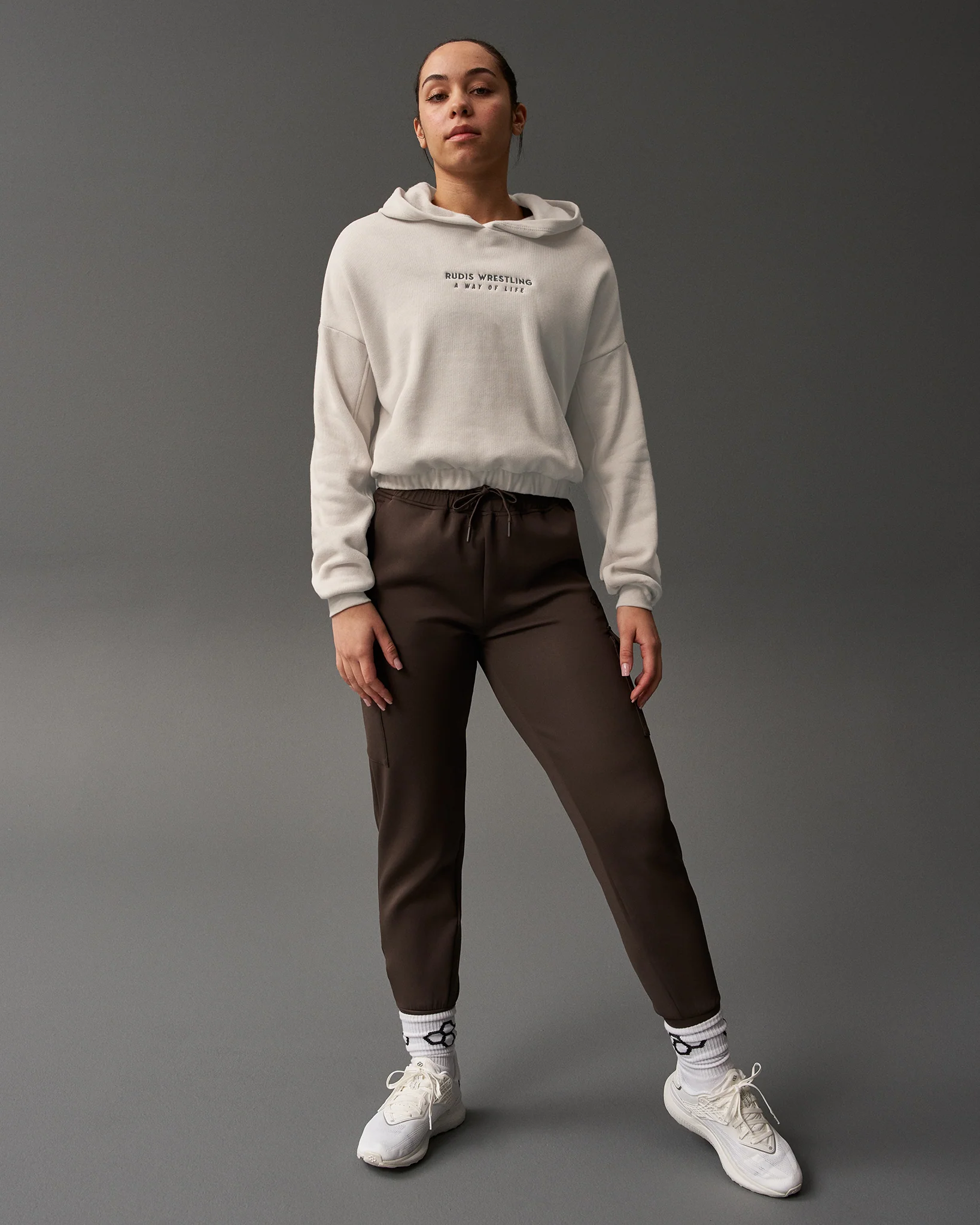 RUDIS Cinched Women's Crop Hoodie - Image 5