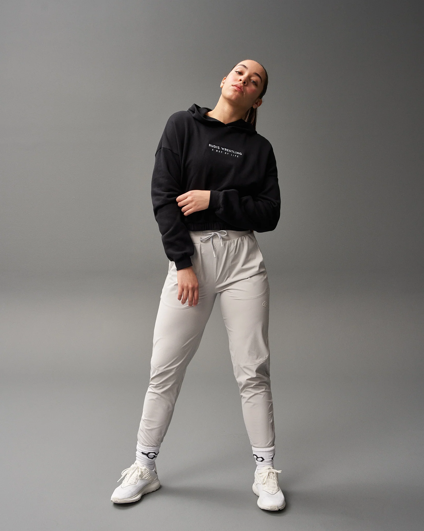 RUDIS Cinched Women's Crop Hoodie - Image 8