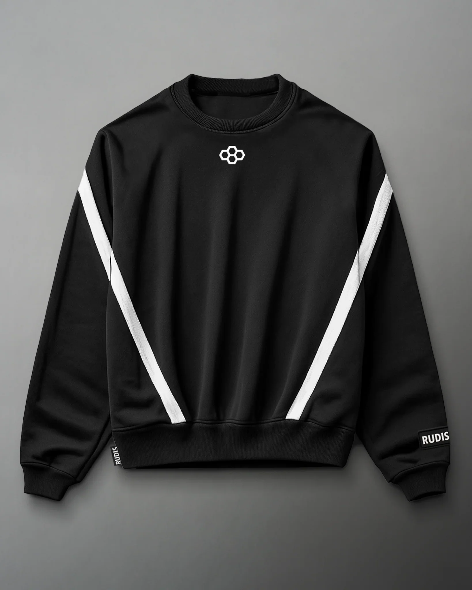RUDIS Colorblock Crewneck - Blackout
