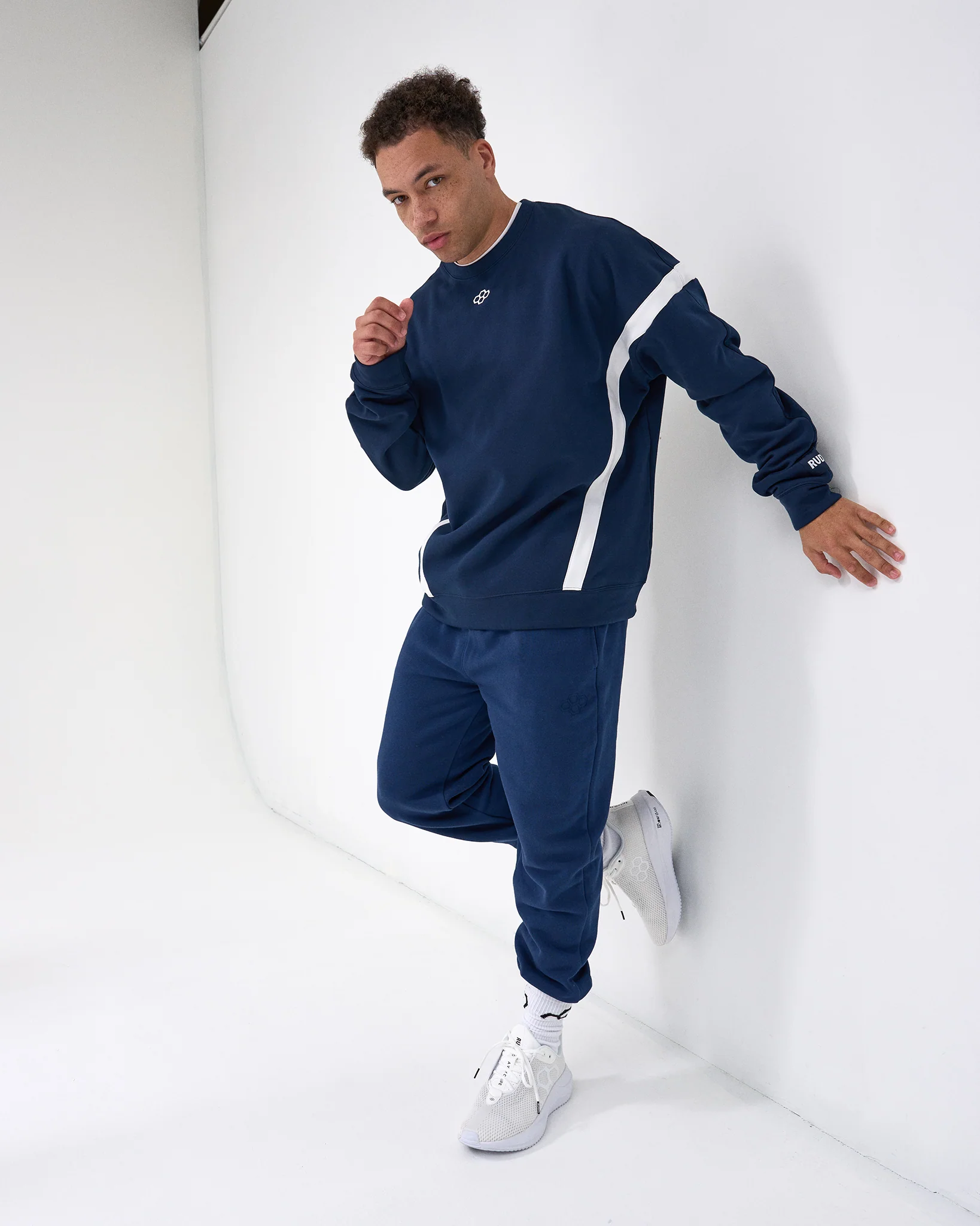 RUDIS Colorblock Crewneck - Navy - Image 2