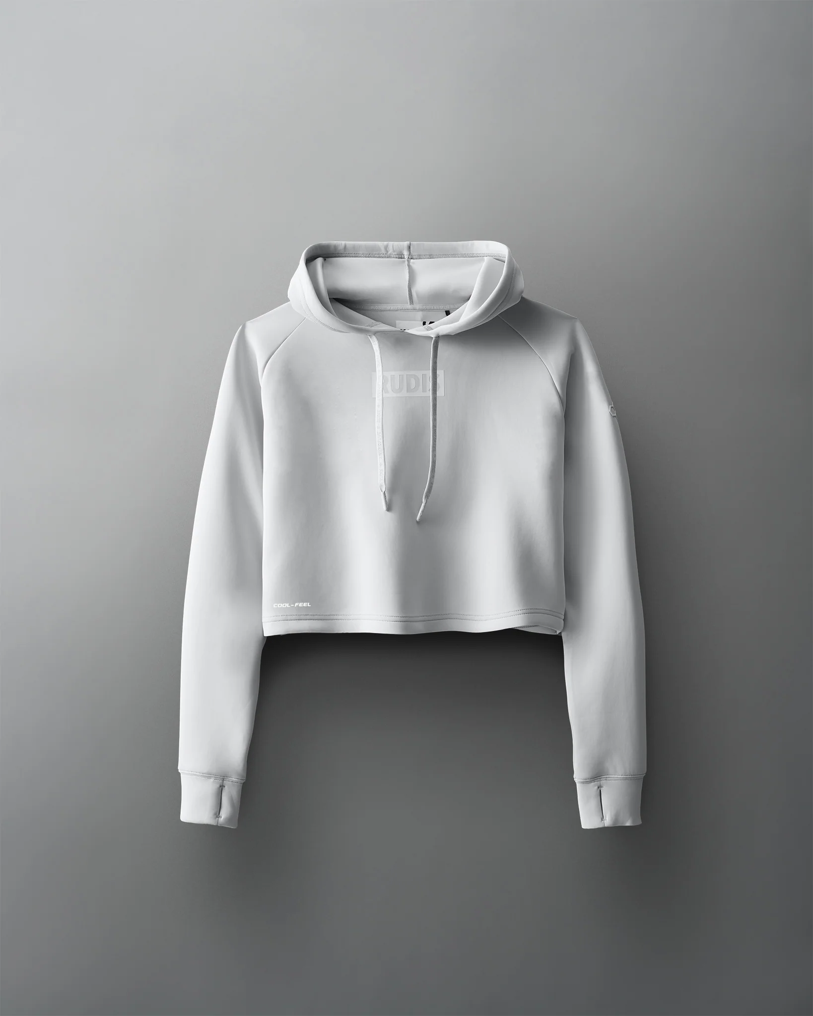 RUDIS COOL-FEEL Women's Crop Hoodie - Image 6