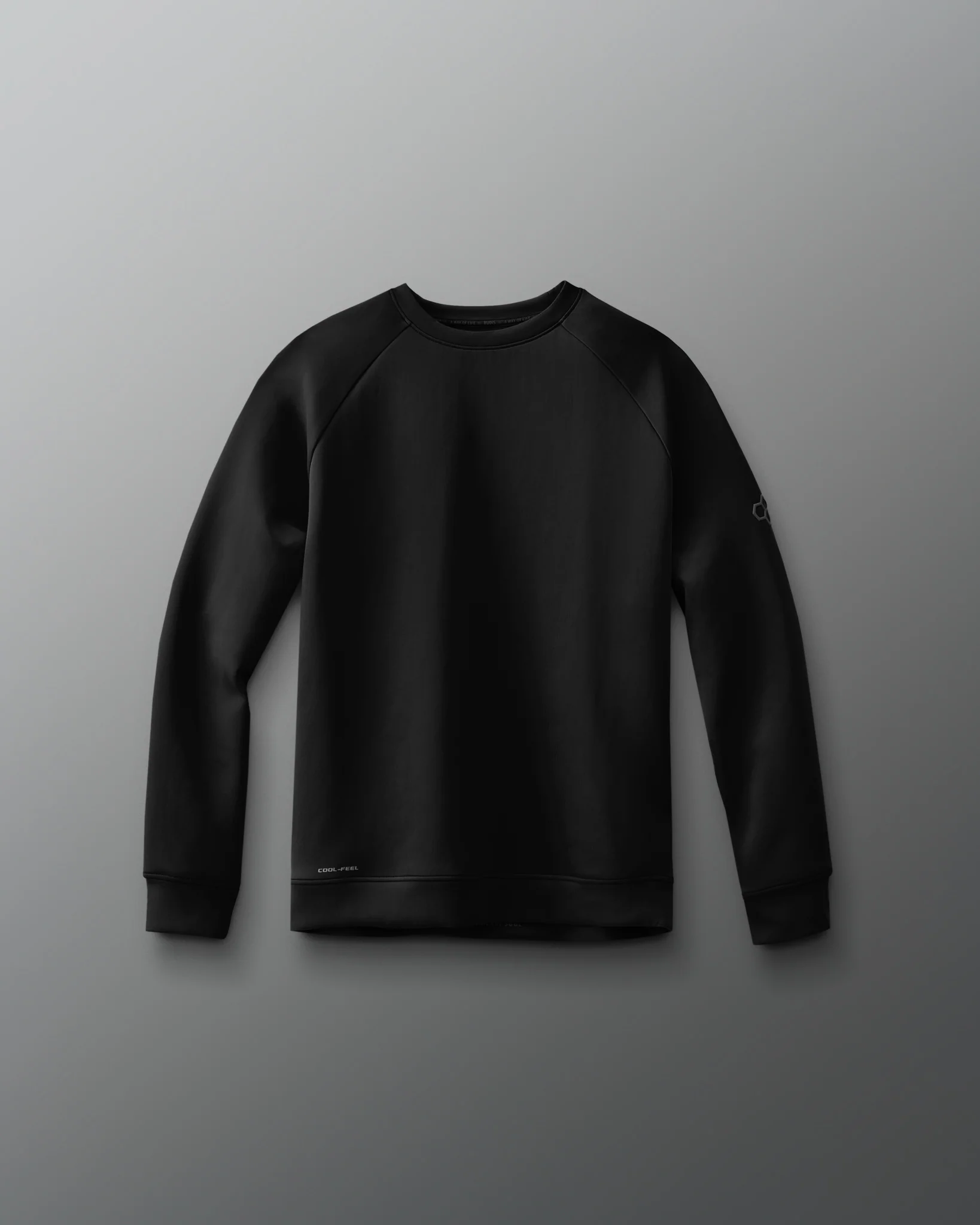RUDIS COOL-FEEL Youth Crewneck - Black - Image 3