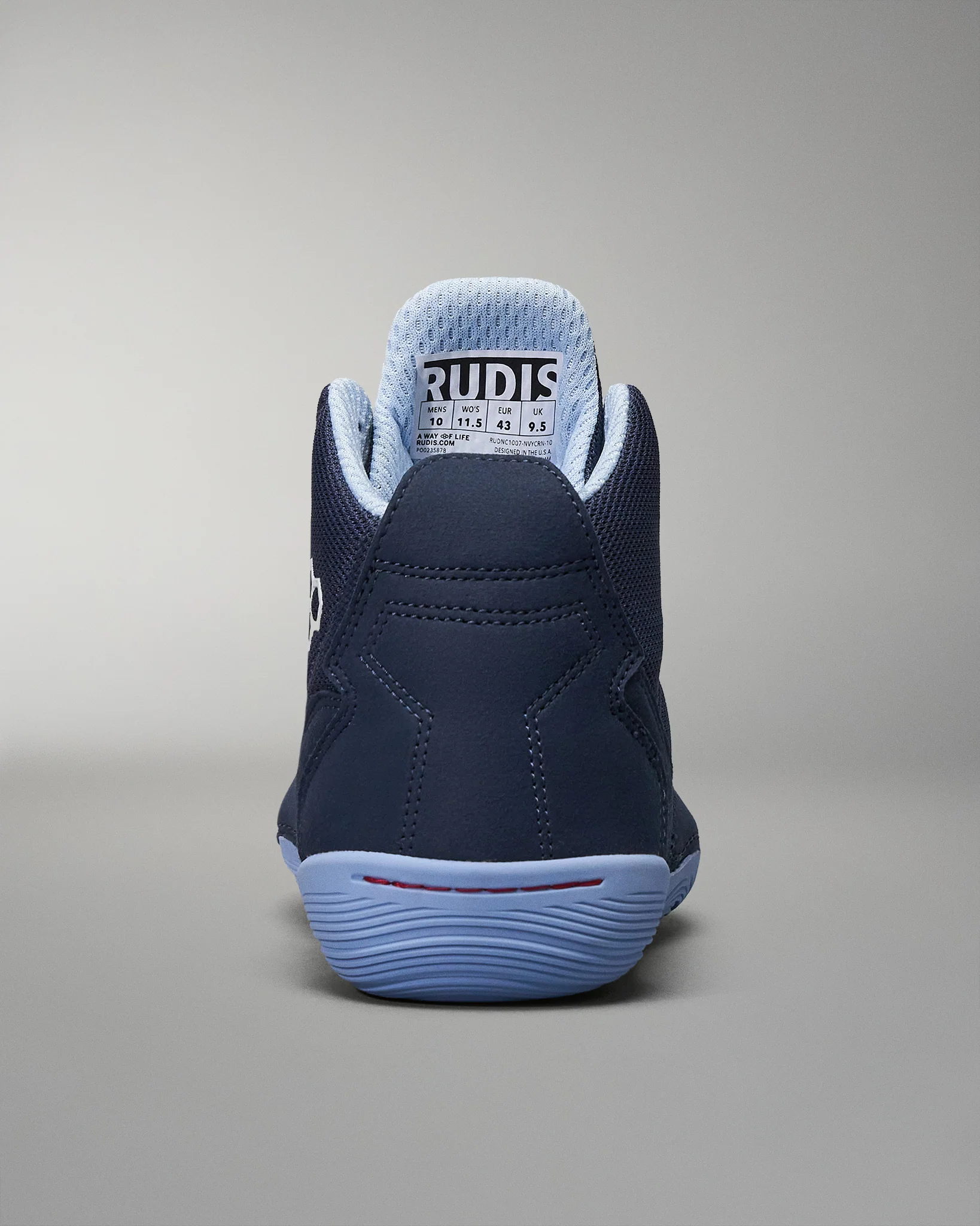 RUDIS Courage Adult Wrestling Shoes - Navy Carolina - Image 6