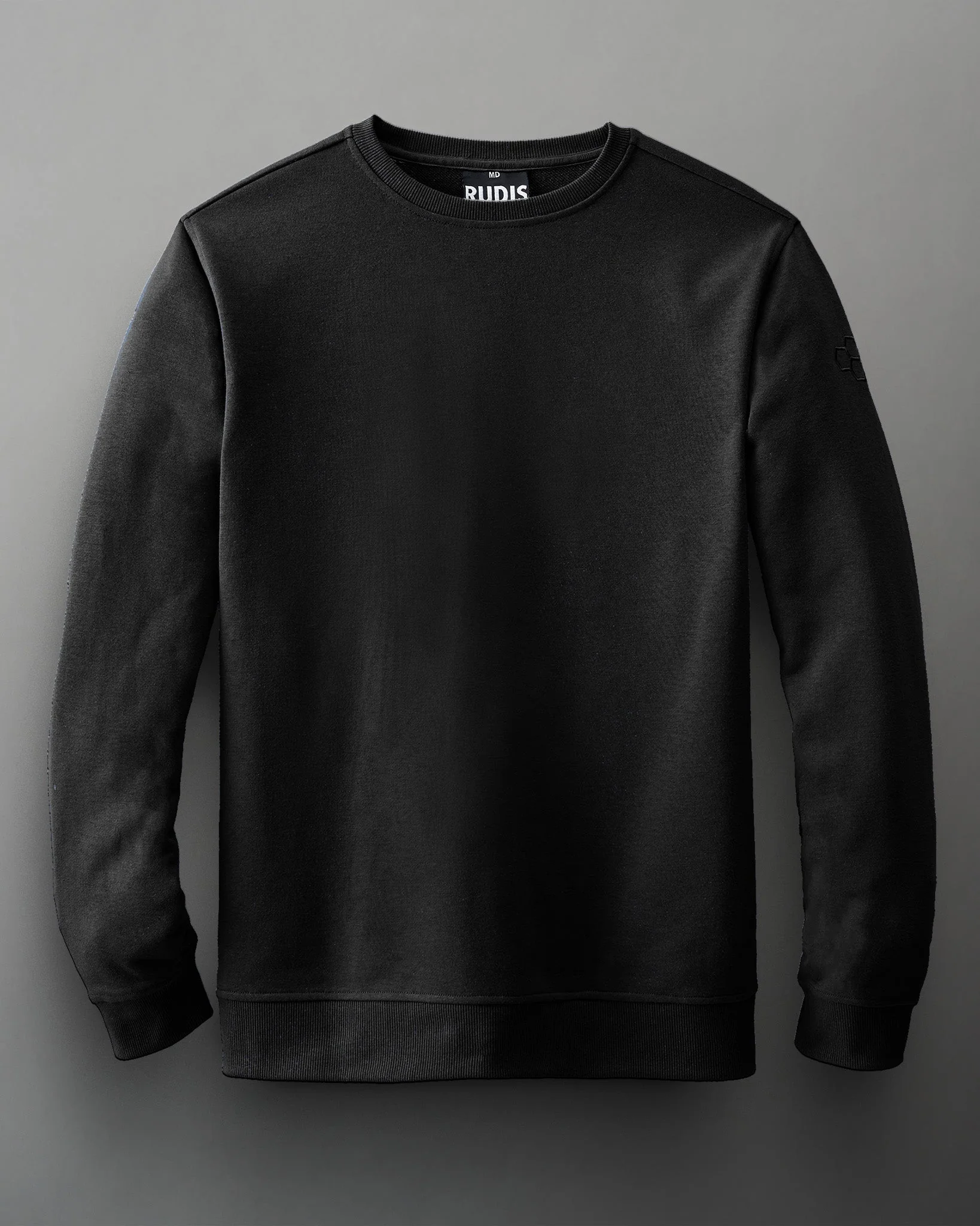 RUDIS Elite Terry Crewneck - Black - Image 3