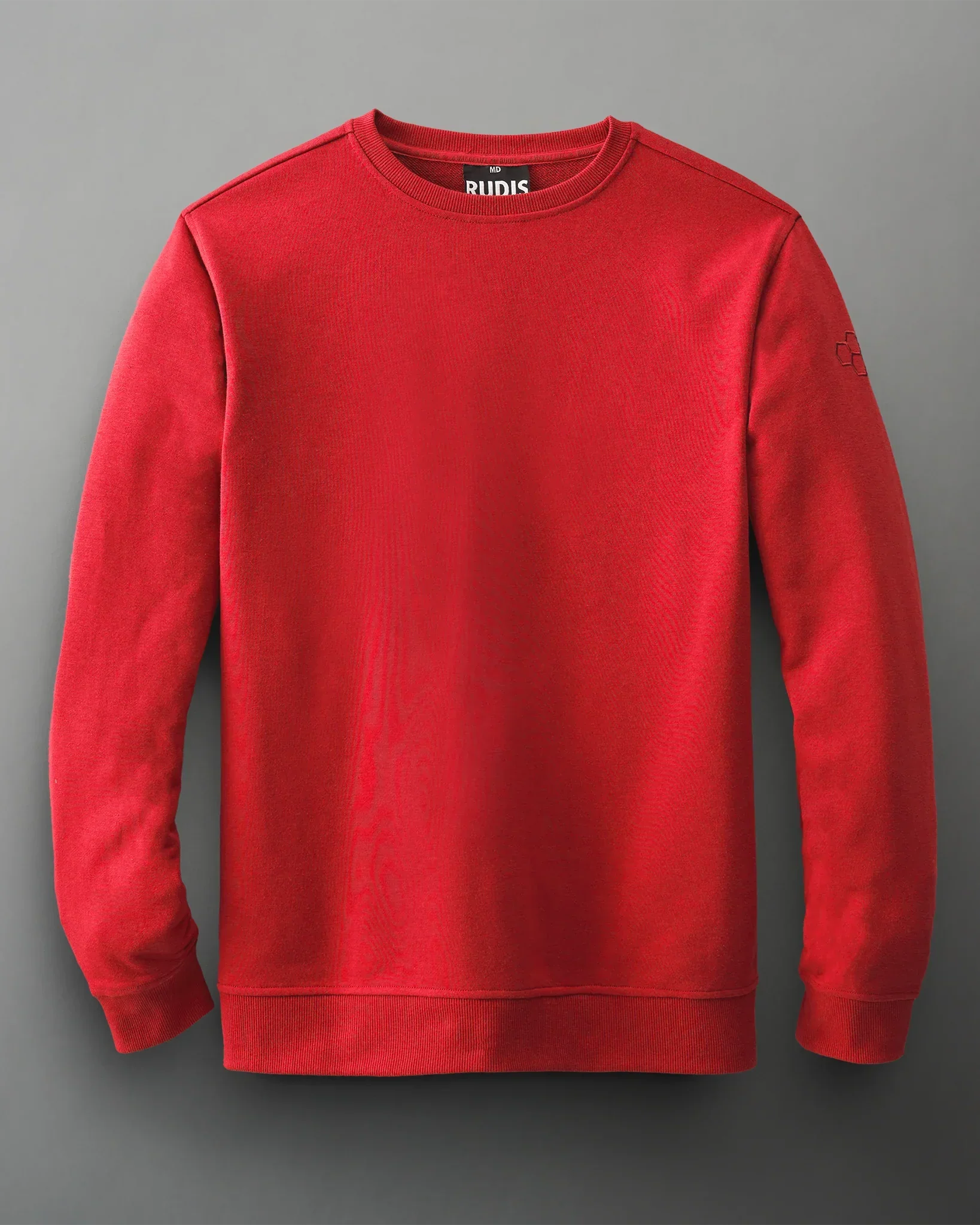 RUDIS Elite Terry Crewneck - Red - Image 3