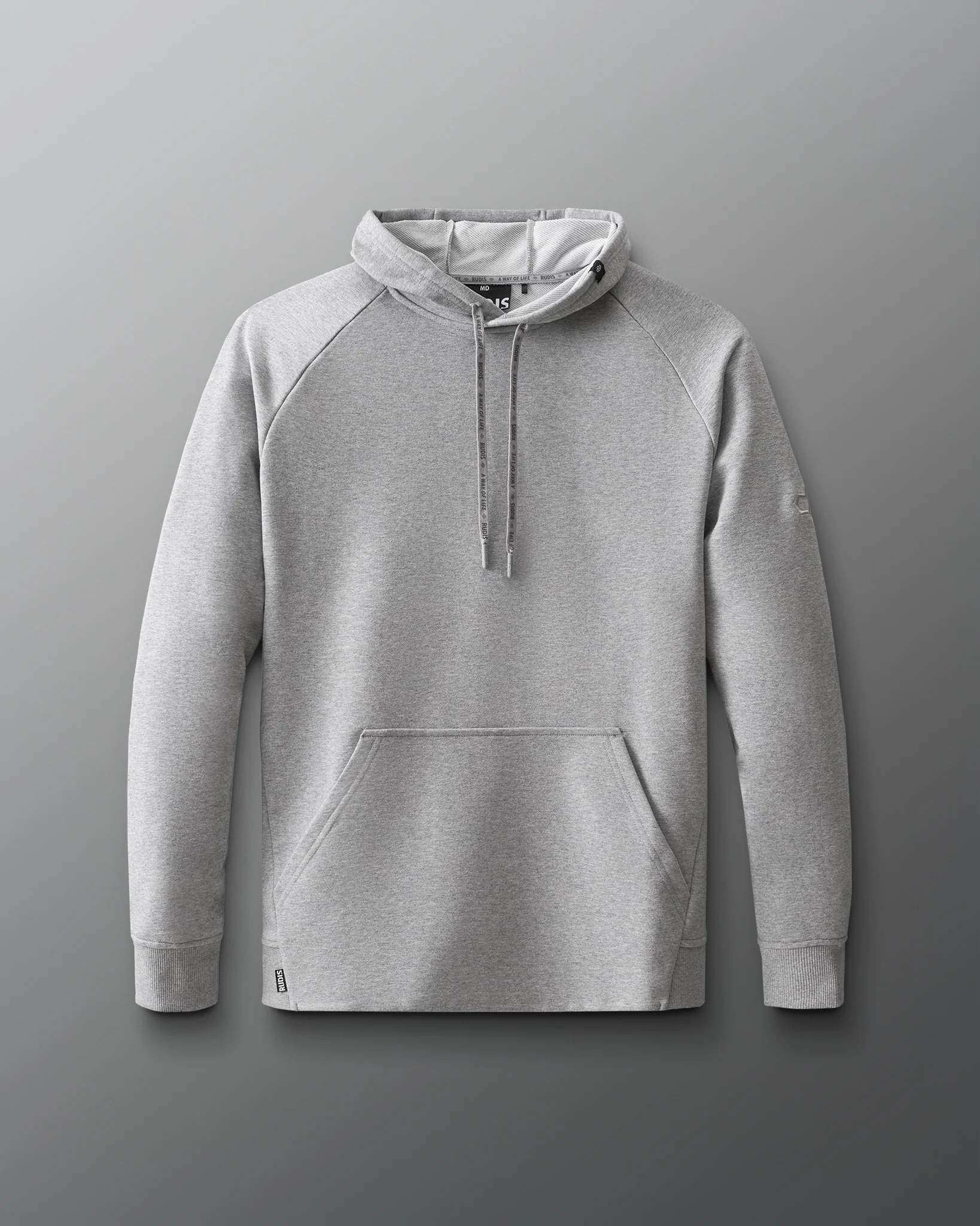 RUDIS Elite Terry Hoodie - Athletic Heather Gray - Image 4