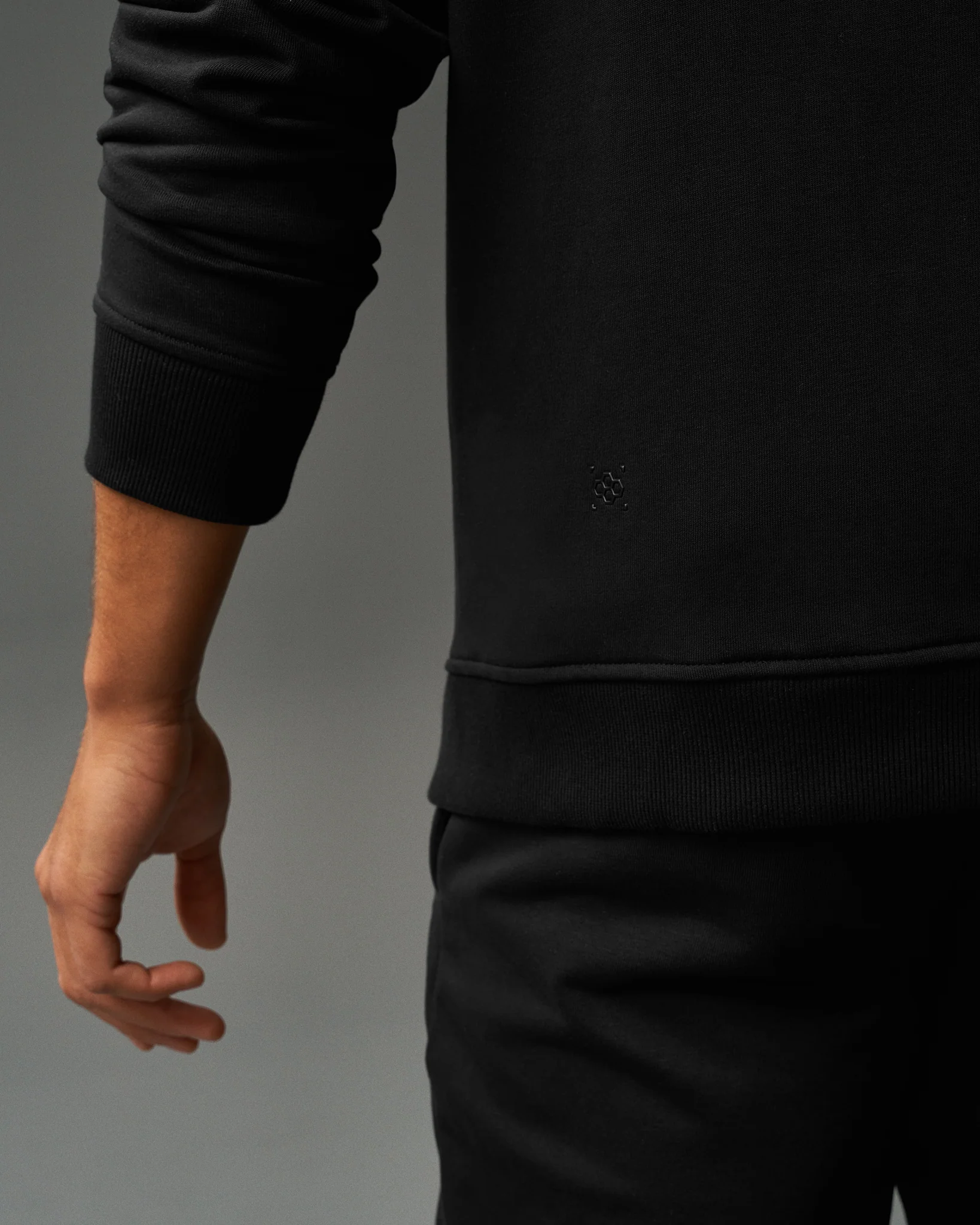 RUDIS Elite Terry Hoodie - Black - Image 3