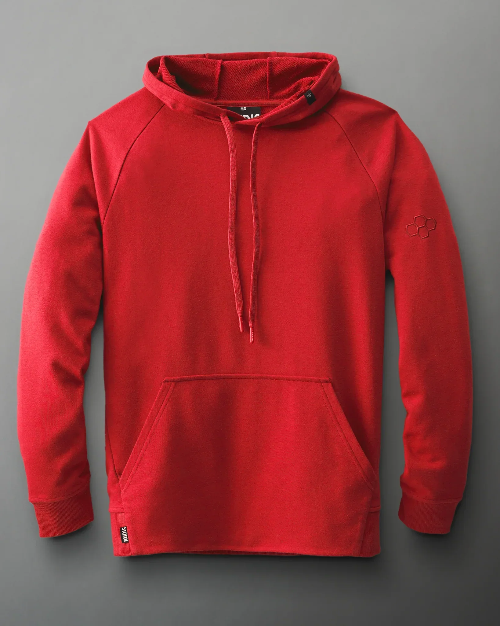 RUDIS Elite Terry Hoodie - Red - Image 3