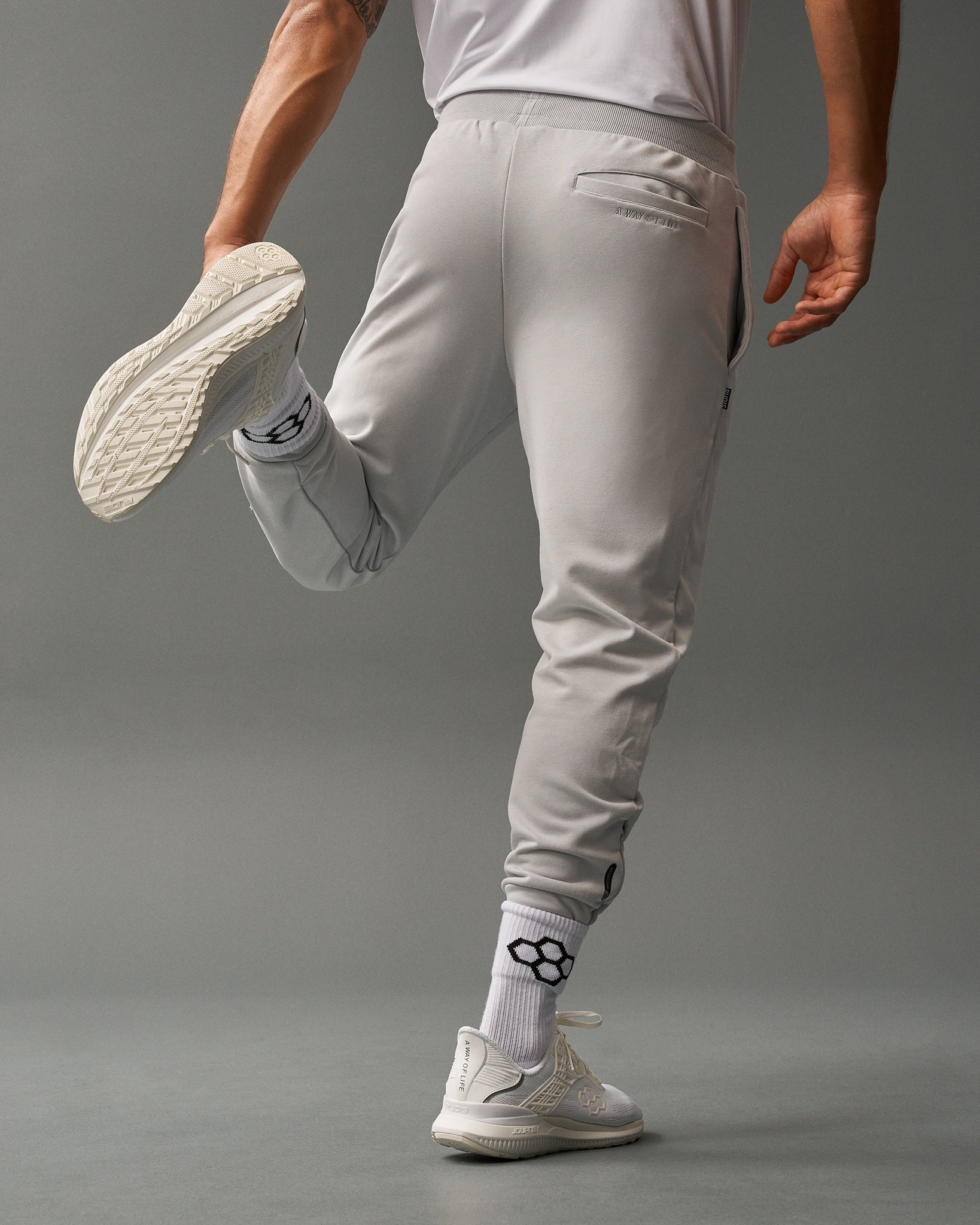 RUDIS Elite Terry Jogger - Lunar Gray - Image 2