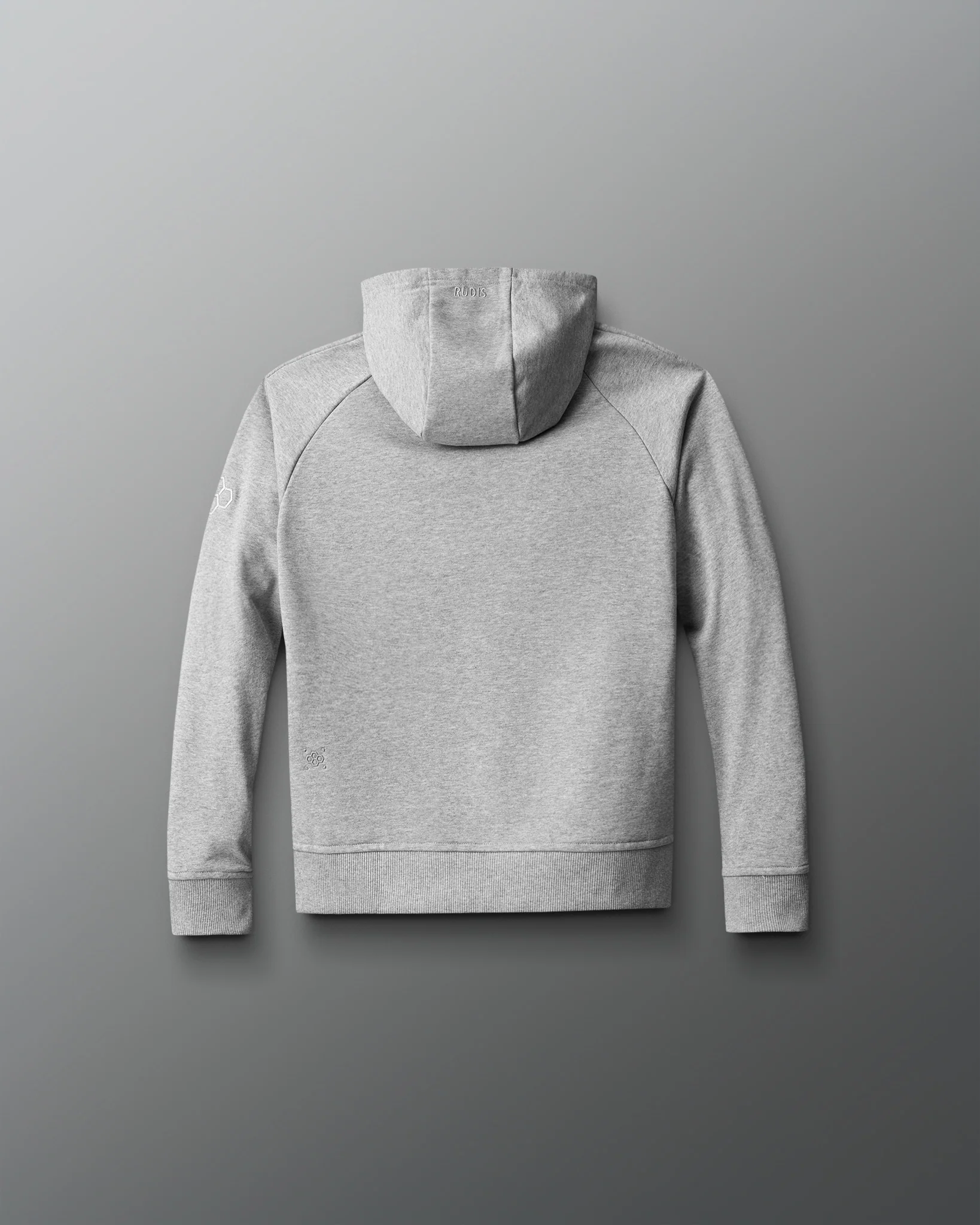 Rudis Elite Terry Youth Hoodie - Athletic Heather Gray - Image 2