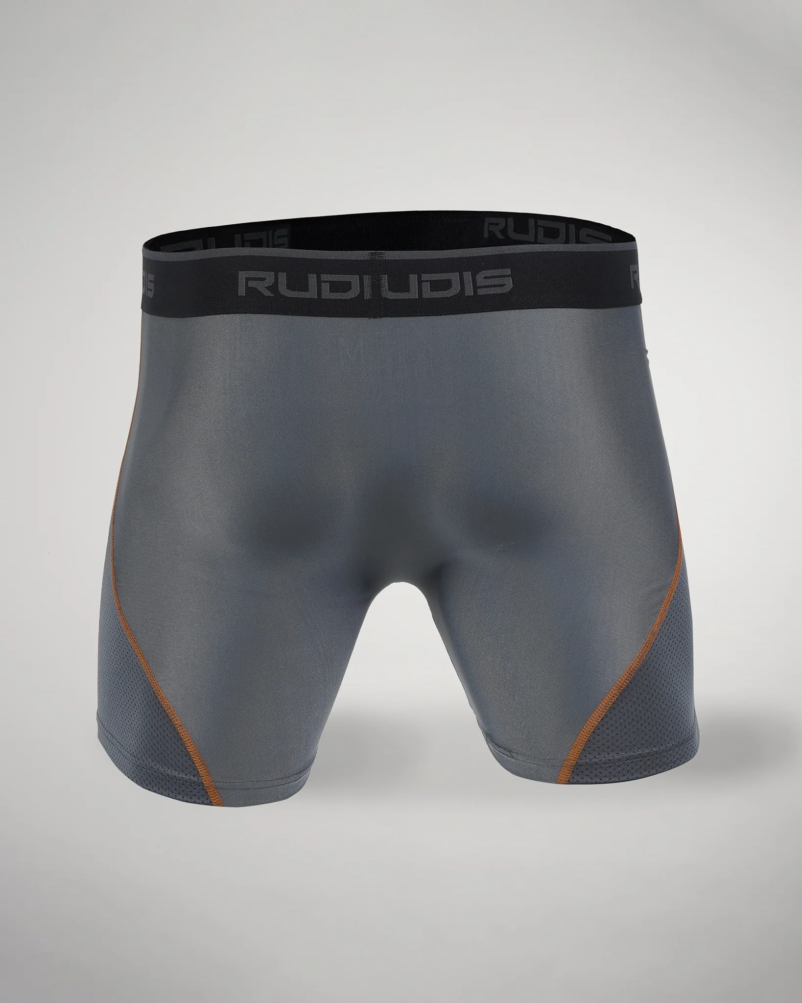 RUDIS Essential Gray/Orange Adult Boxer Brief - Image 3