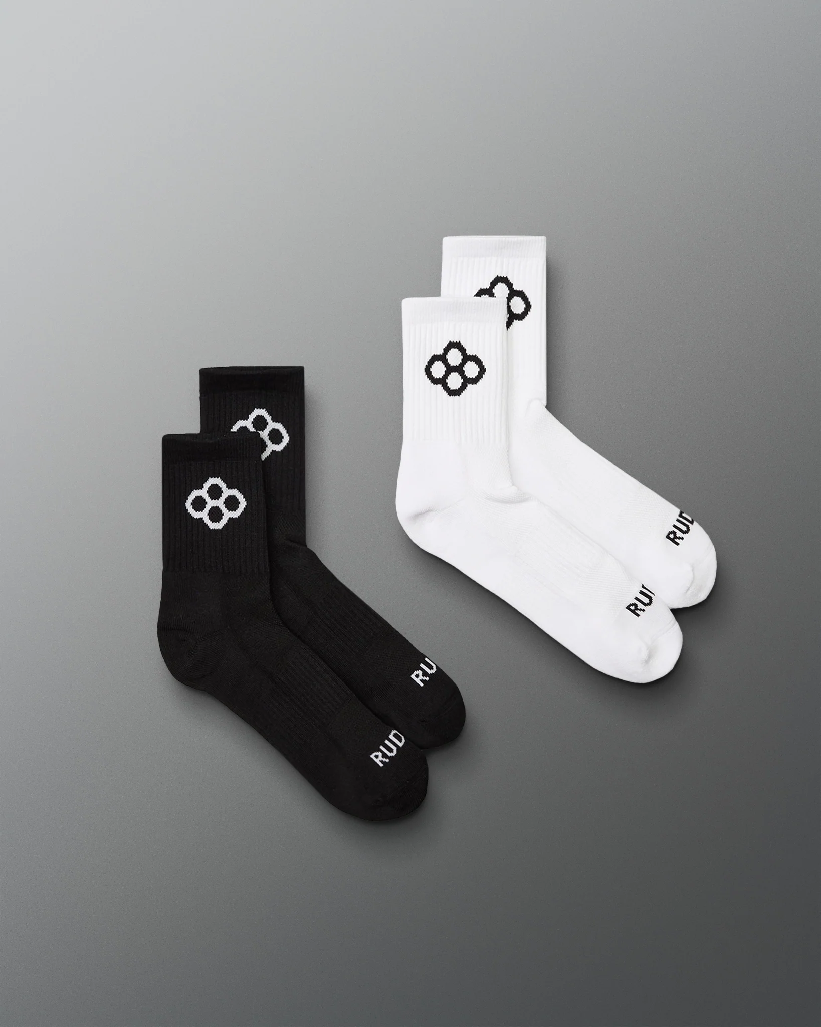 RUDIS Essential Hex Cushion Half Crew Socks (2 Pair) - Image 2