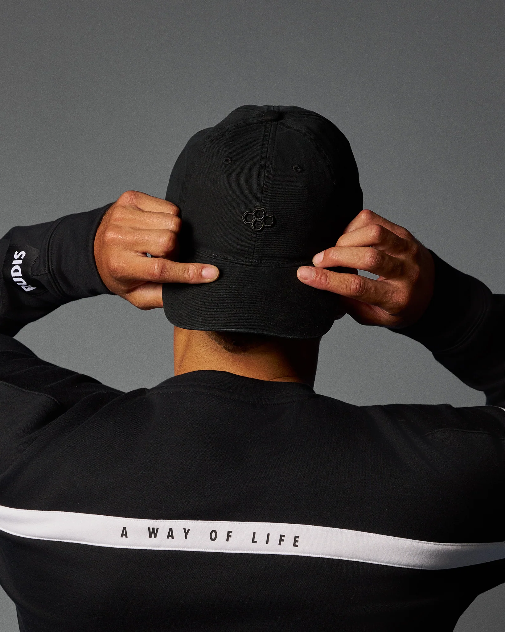 RUDIS Freestyle Unstructured Hat - Blackout - Image 4