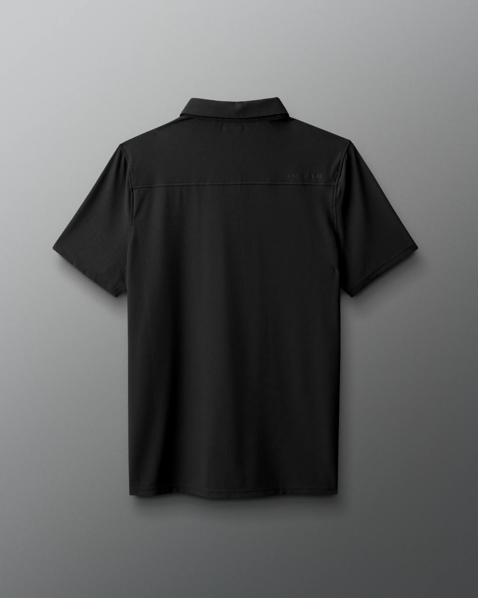 RUDIS Go-To Hex Polo - Black - Image 3