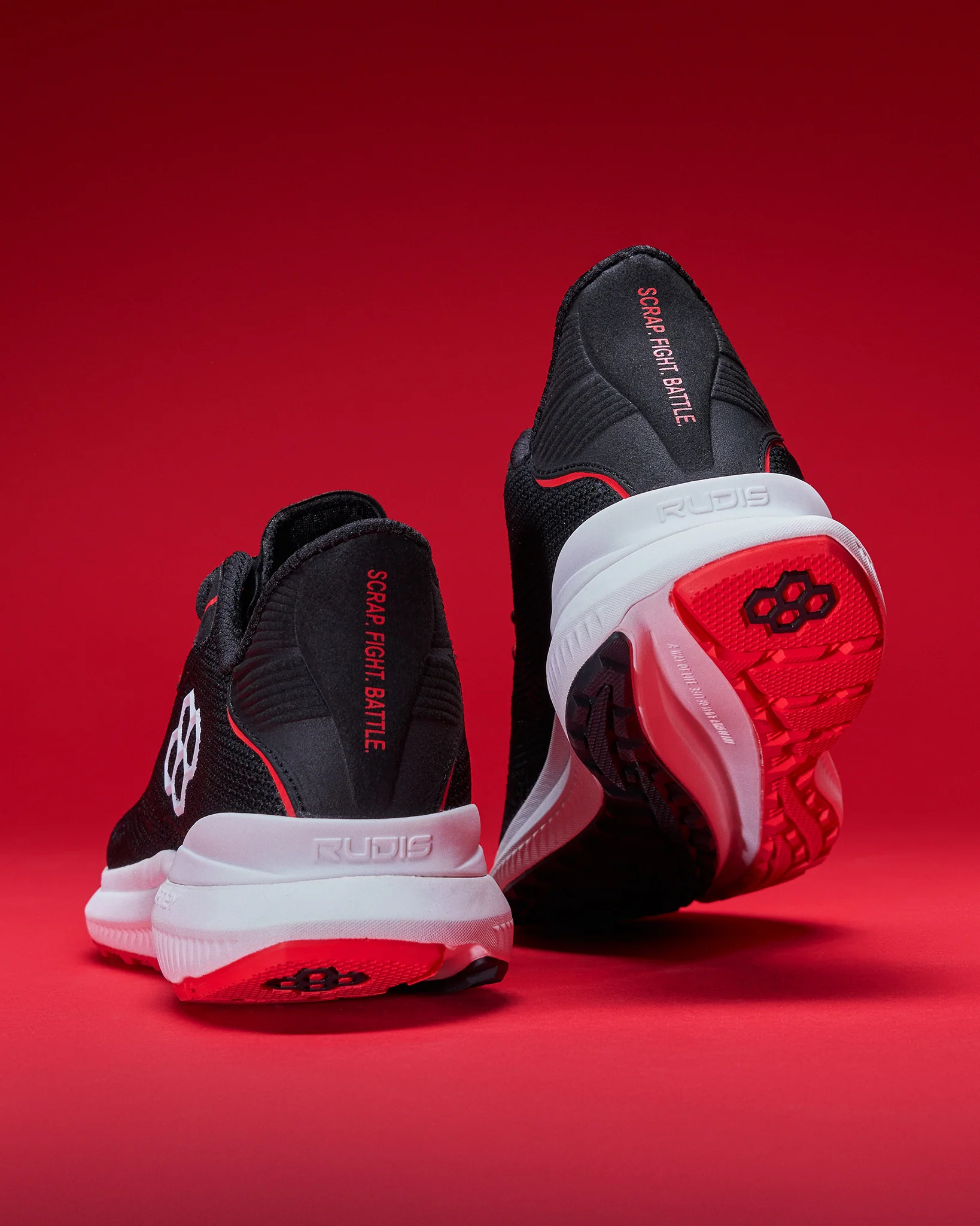 RUDIS Journey Knit Adult Training Shoes - Ben Askren Red - Image 2