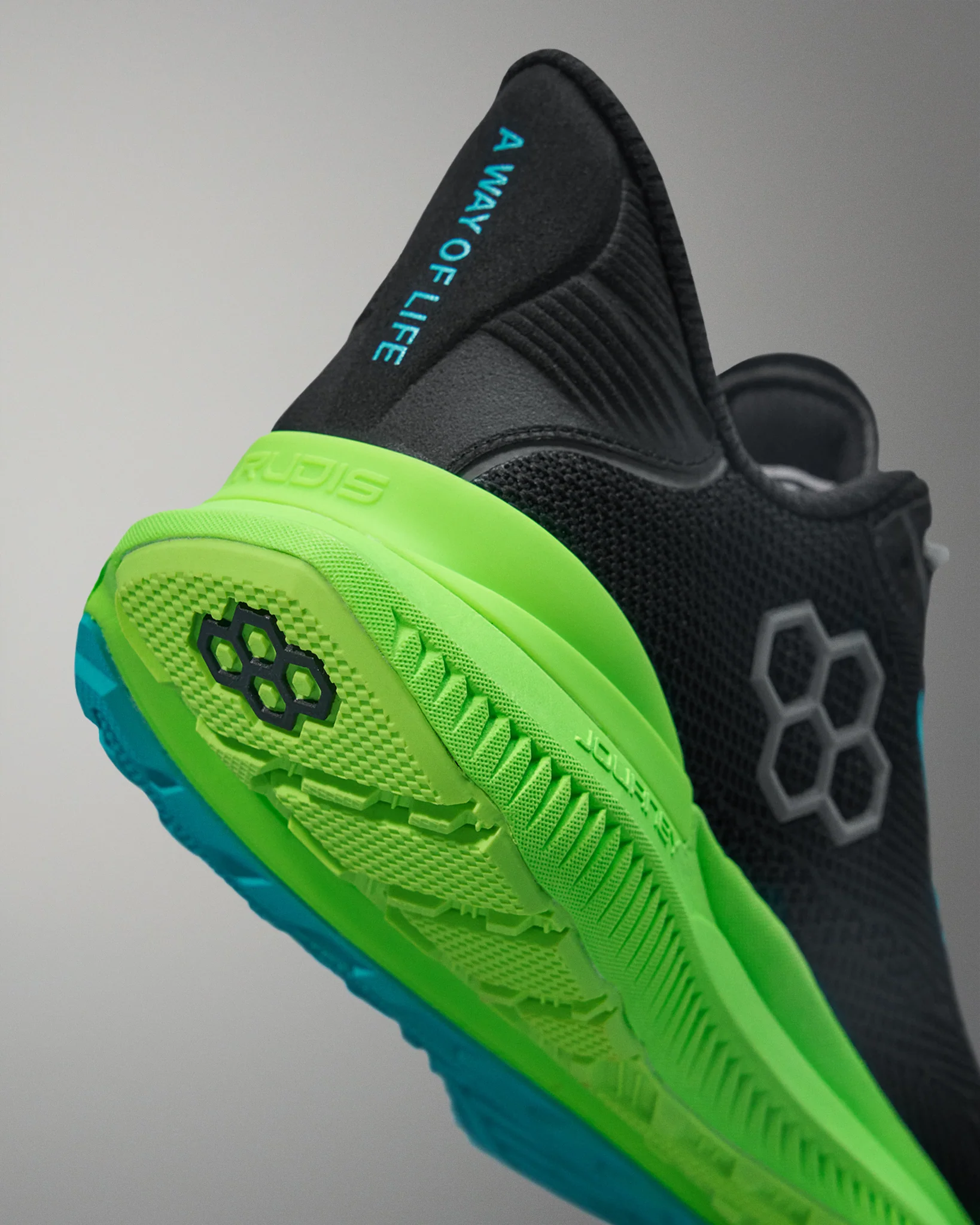 RUDIS Journey Knit Adult Training Shoes - Electric Green - Image 6