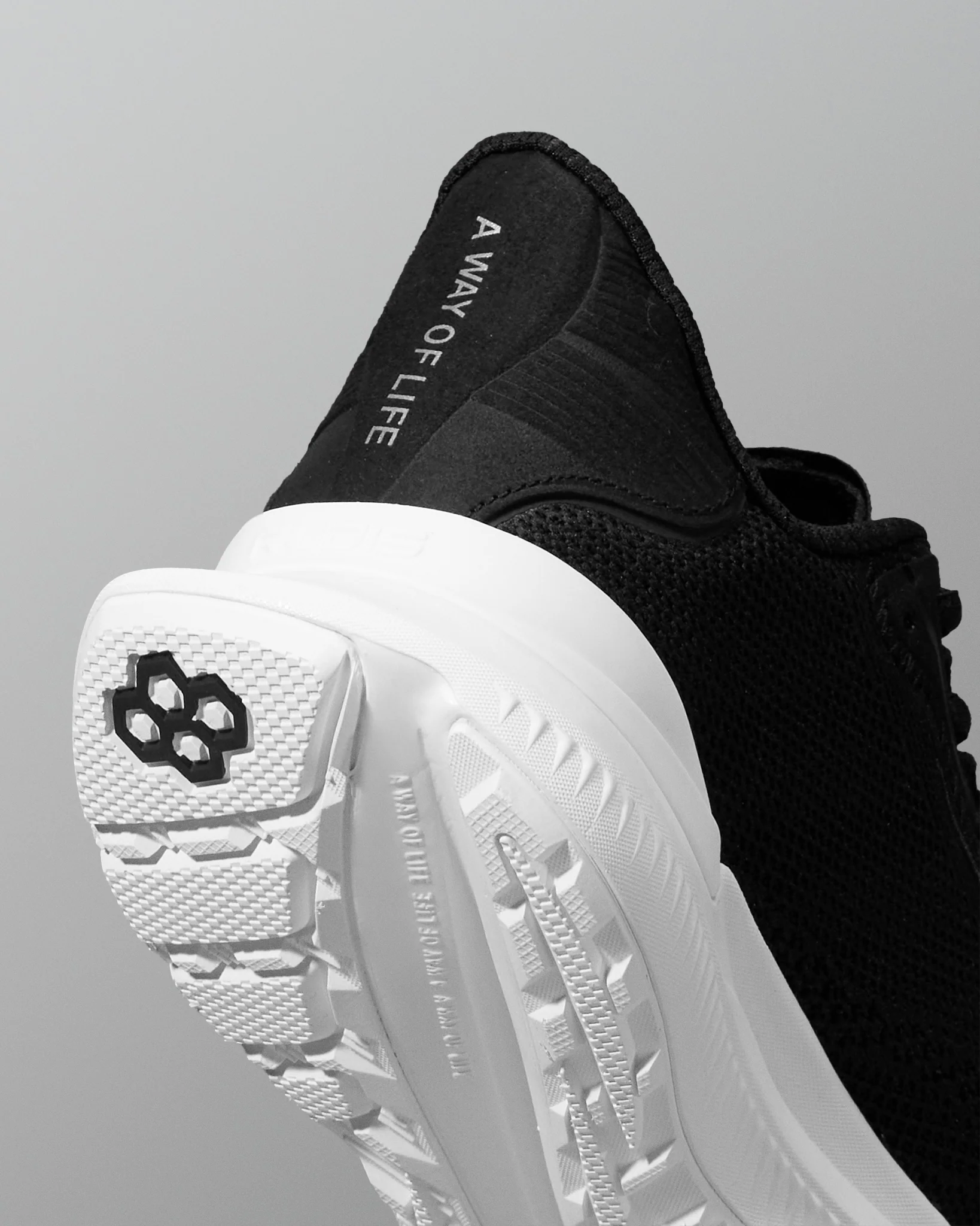 RUDIS Journey Knit Adult Training Shoes - Midnight White - Image 5
