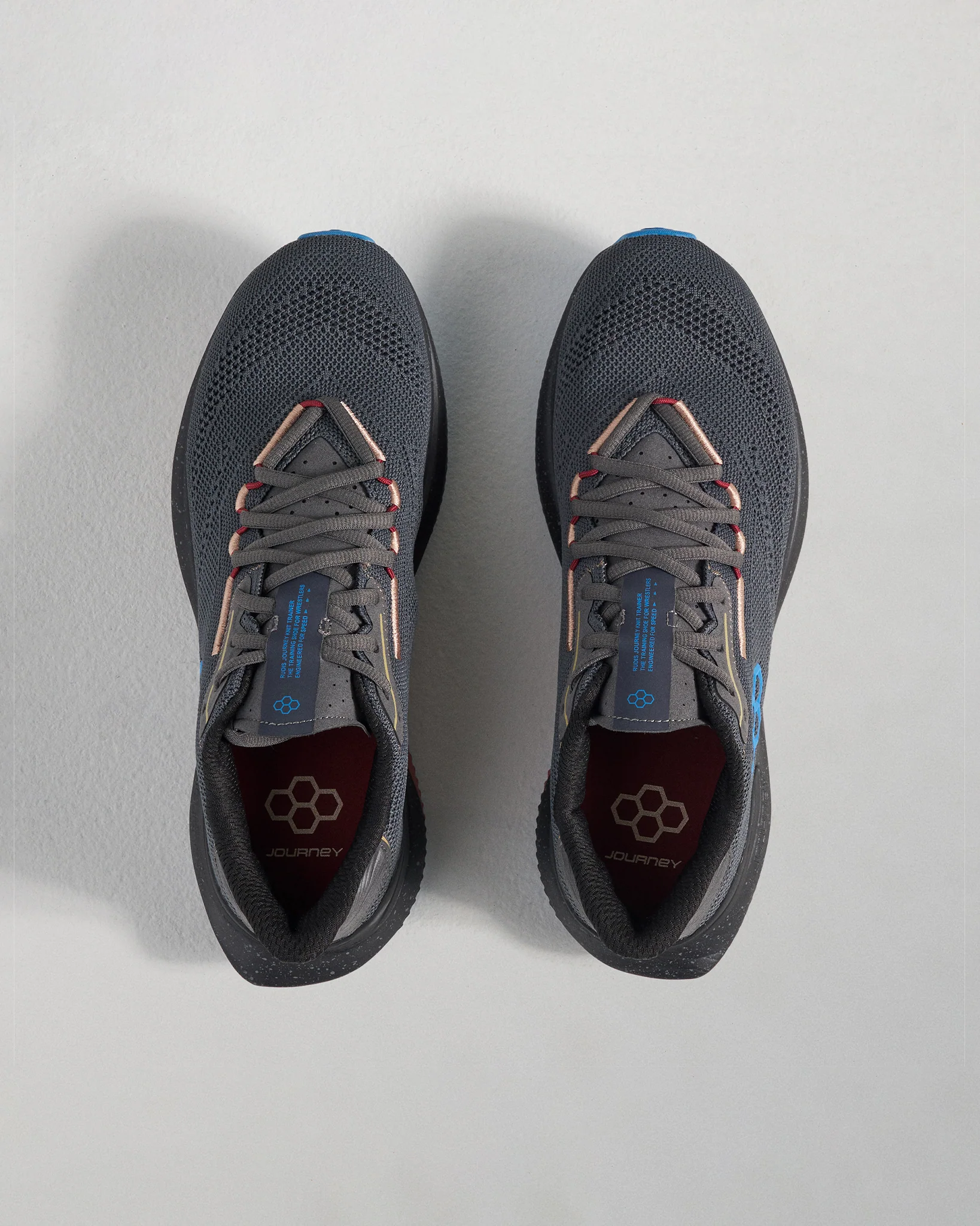 RUDIS Journey Knit Adult Training Shoes - Morpho Blue - Image 5