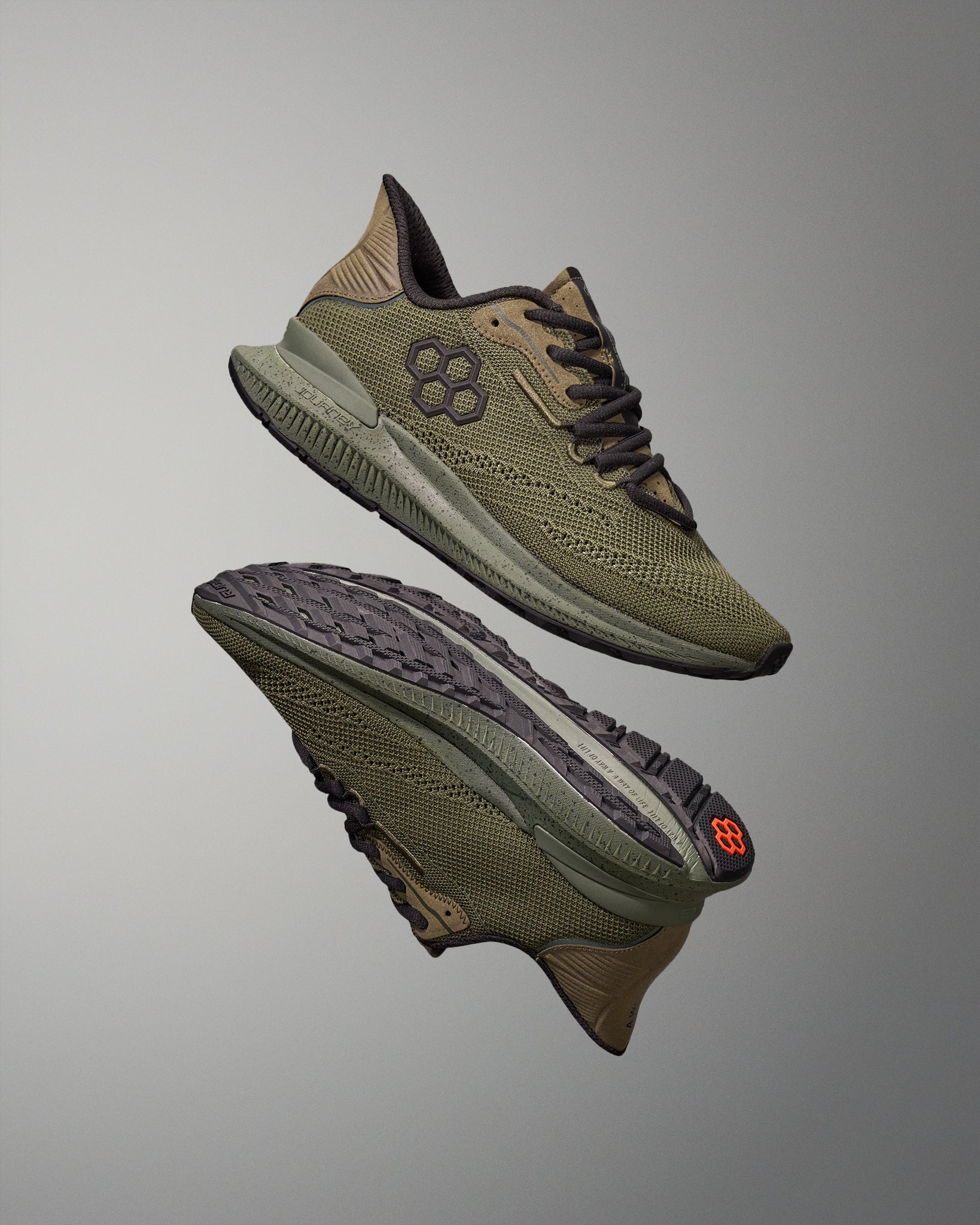 RUDIS Journey Knit Adult Training Shoes - Ranger Green