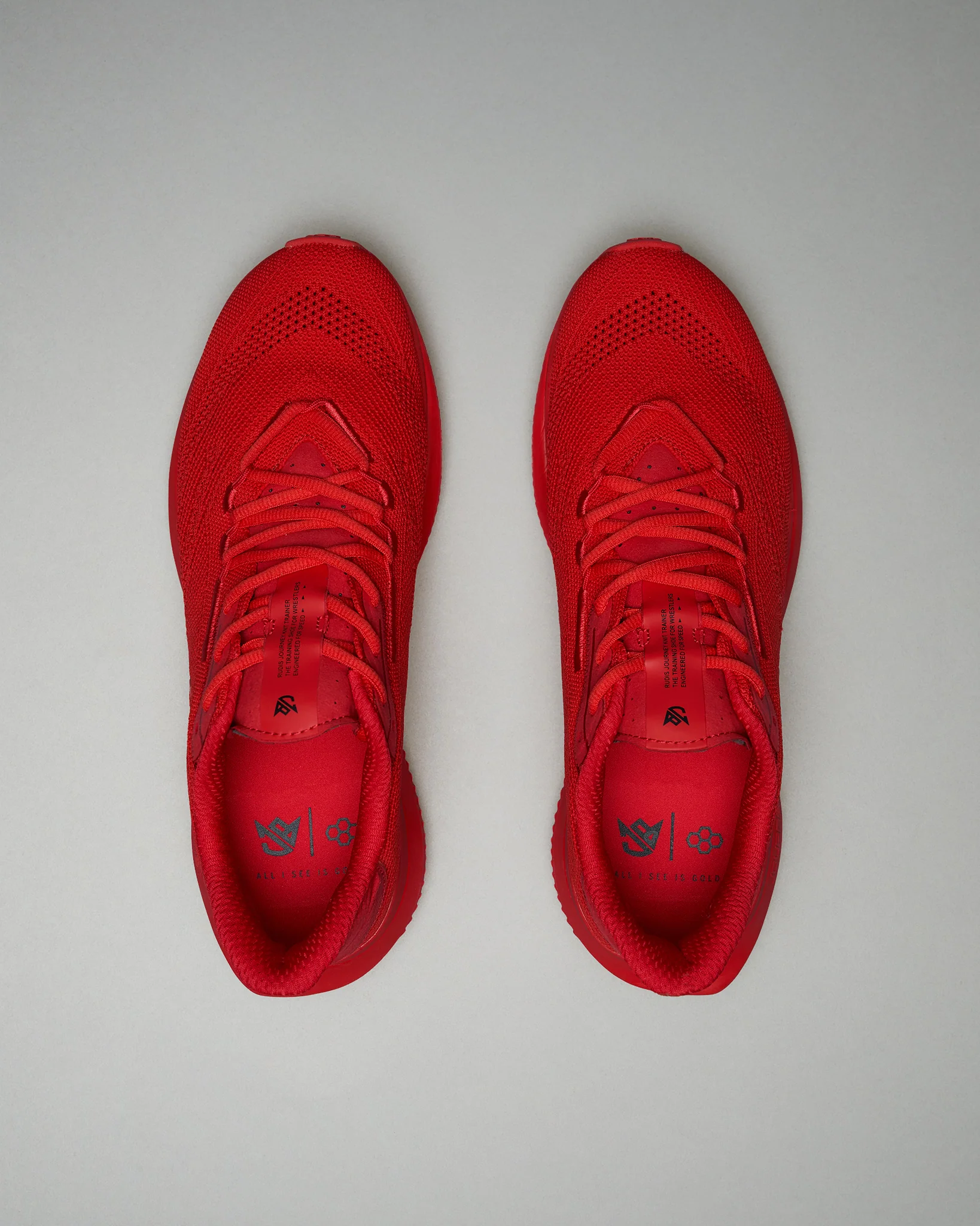 JB Edition Journey Knit Adult Training Shoes - Red - Image 5