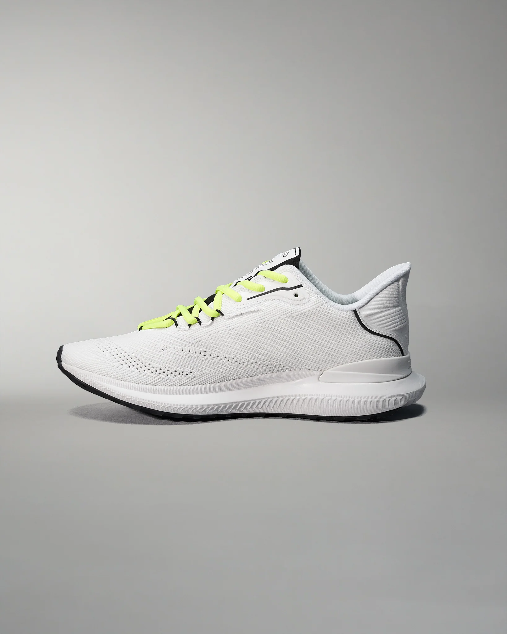 RUDIS Journey Knit Adult Training Shoes - White/Neon - Image 3