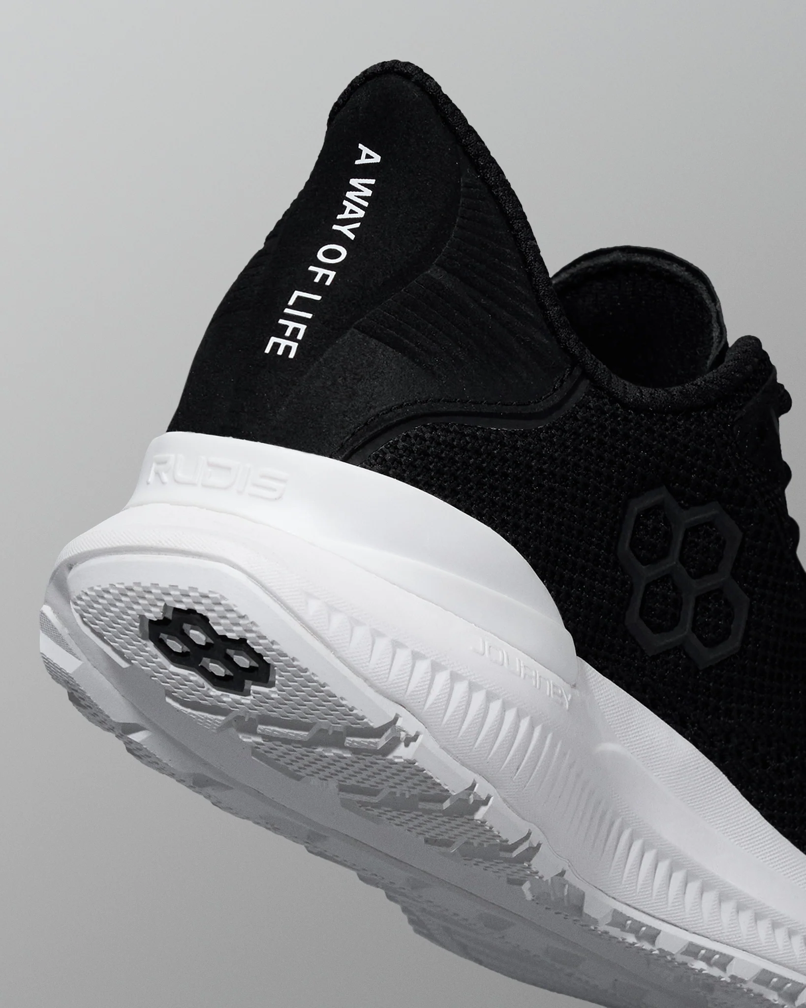 RUDIS Journey Knit Youth Training Shoes - Black - Image 6