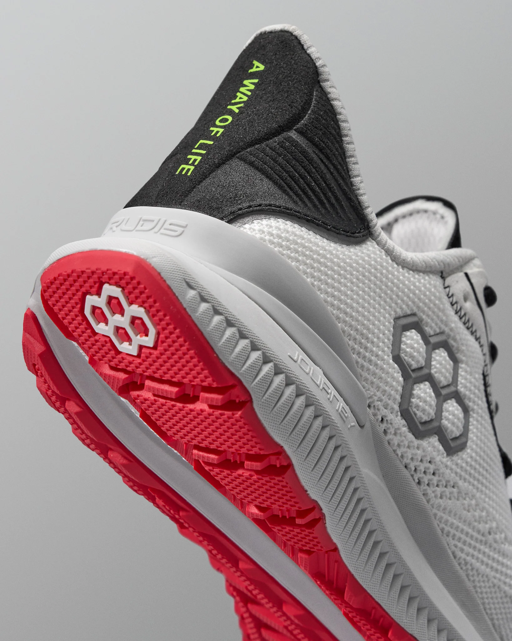 RUDIS Journey Knit Youth Training Shoes - White Hot - Image 5