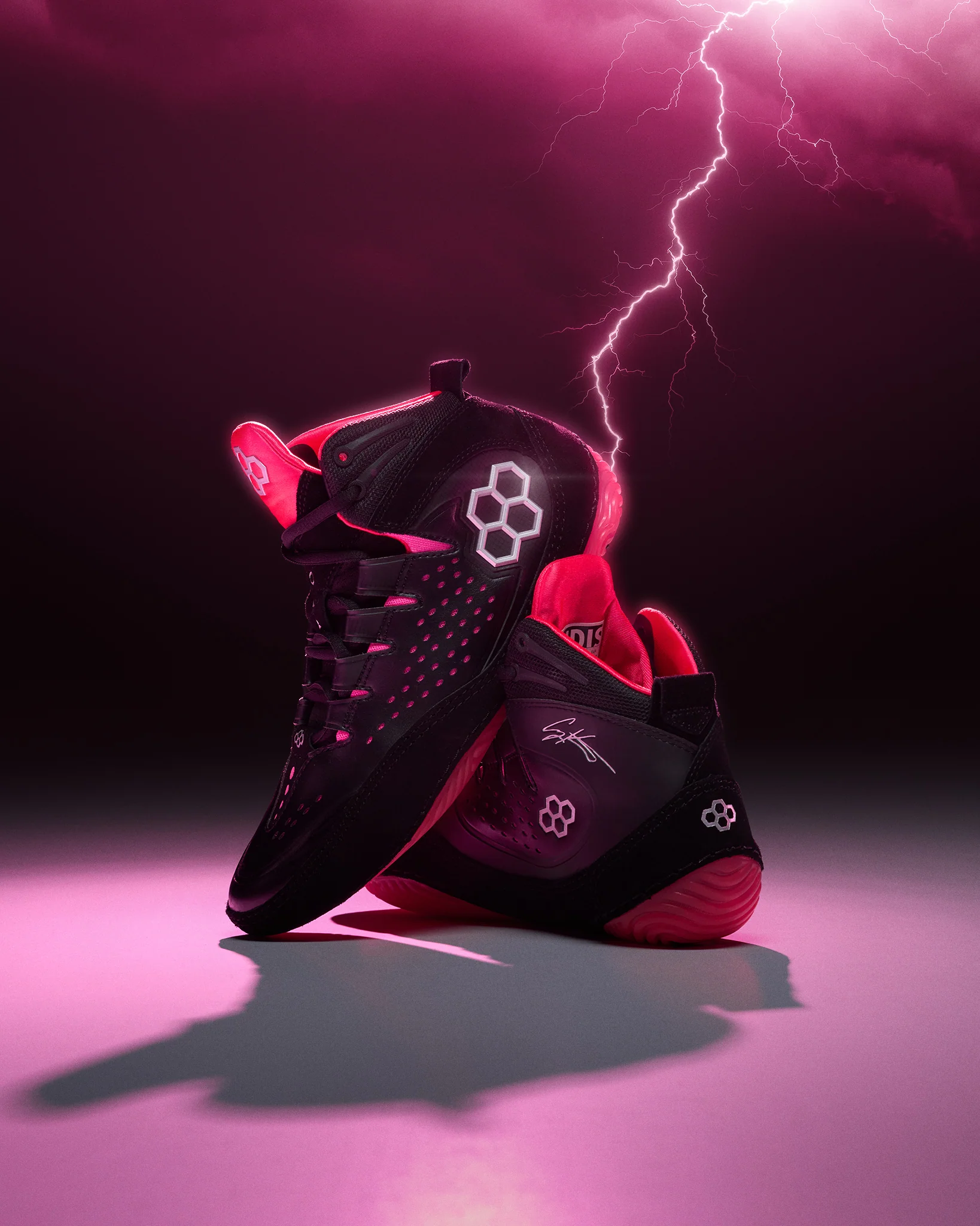 RUDIS Kolat Youth Wrestling Shoes - Volt Pink - Image 2