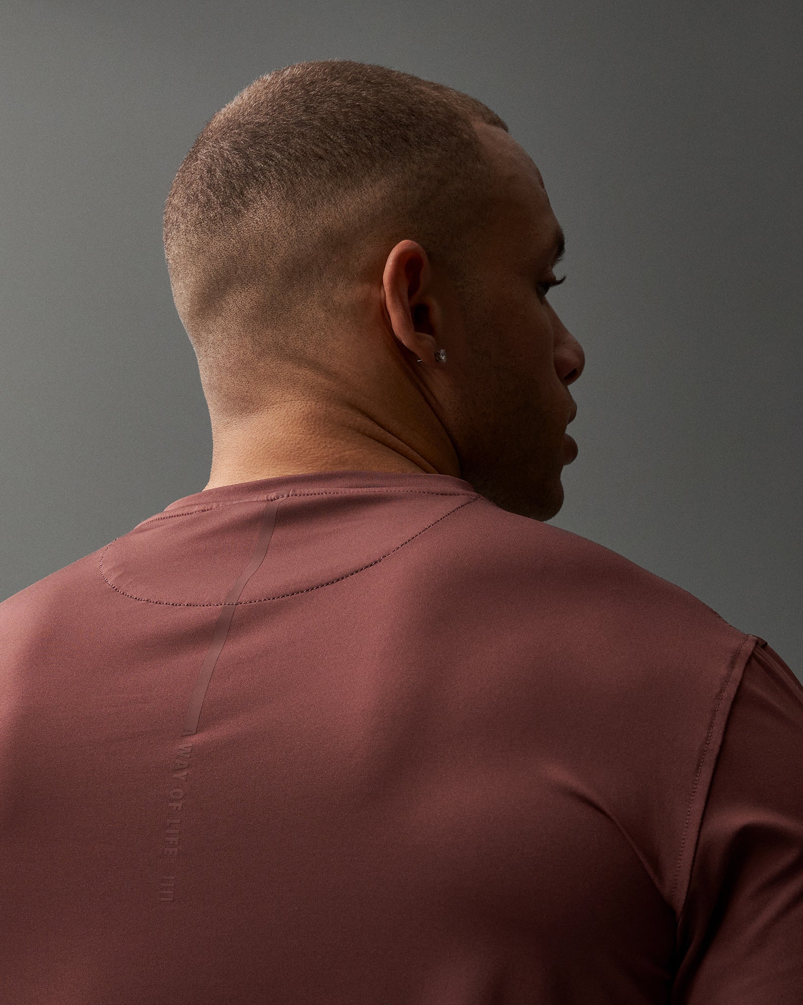 RUDIS Performance Stretch T-Shirt - Dark Clay - Image 2