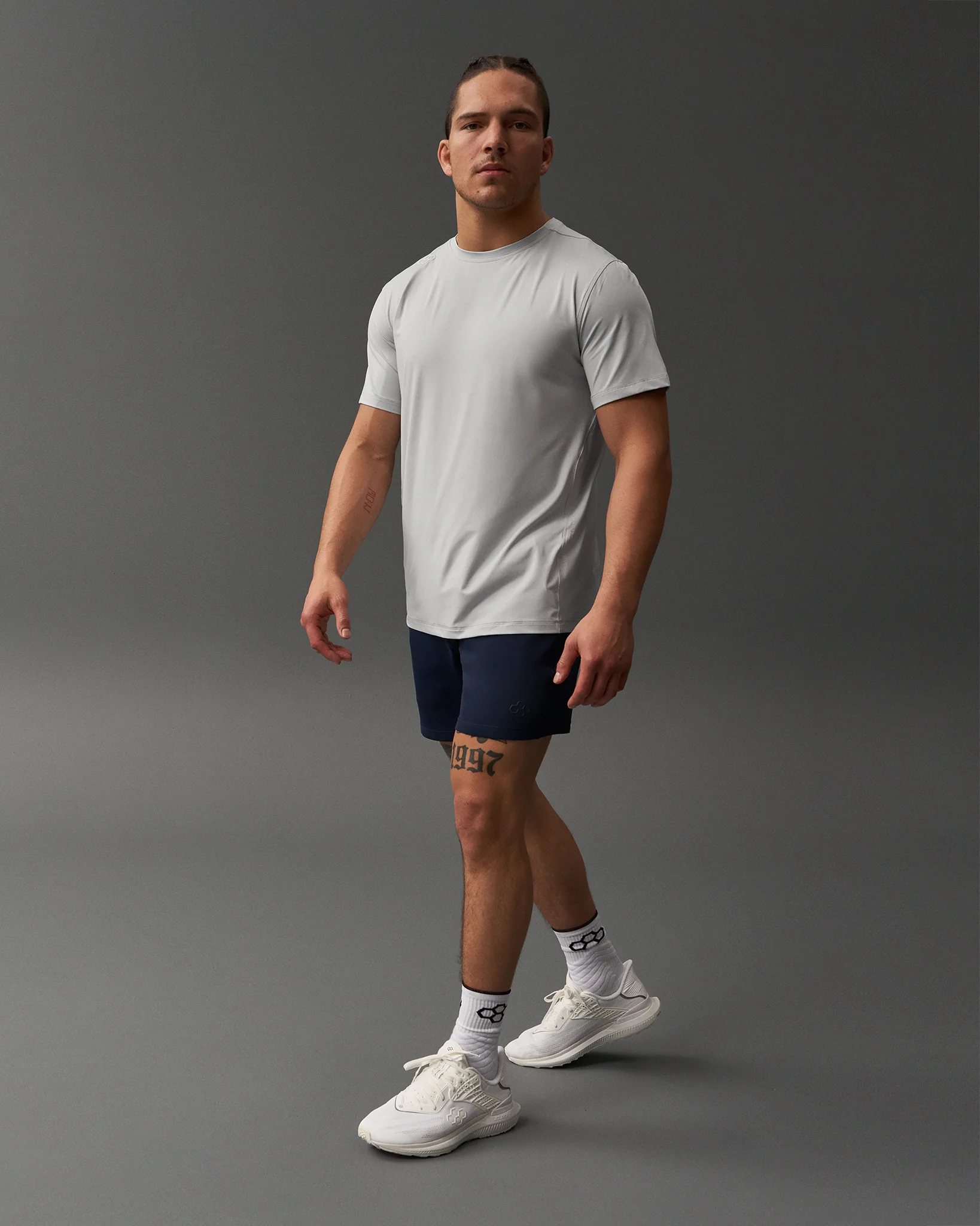 RUDIS Performance Stretch T-Shirt - Lunar Gray - Image 2